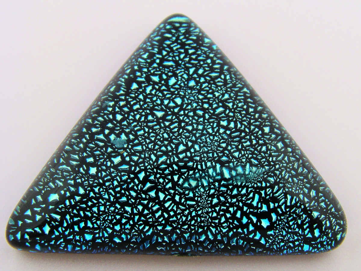 cabochon verre dichroique triangle dichr-16
