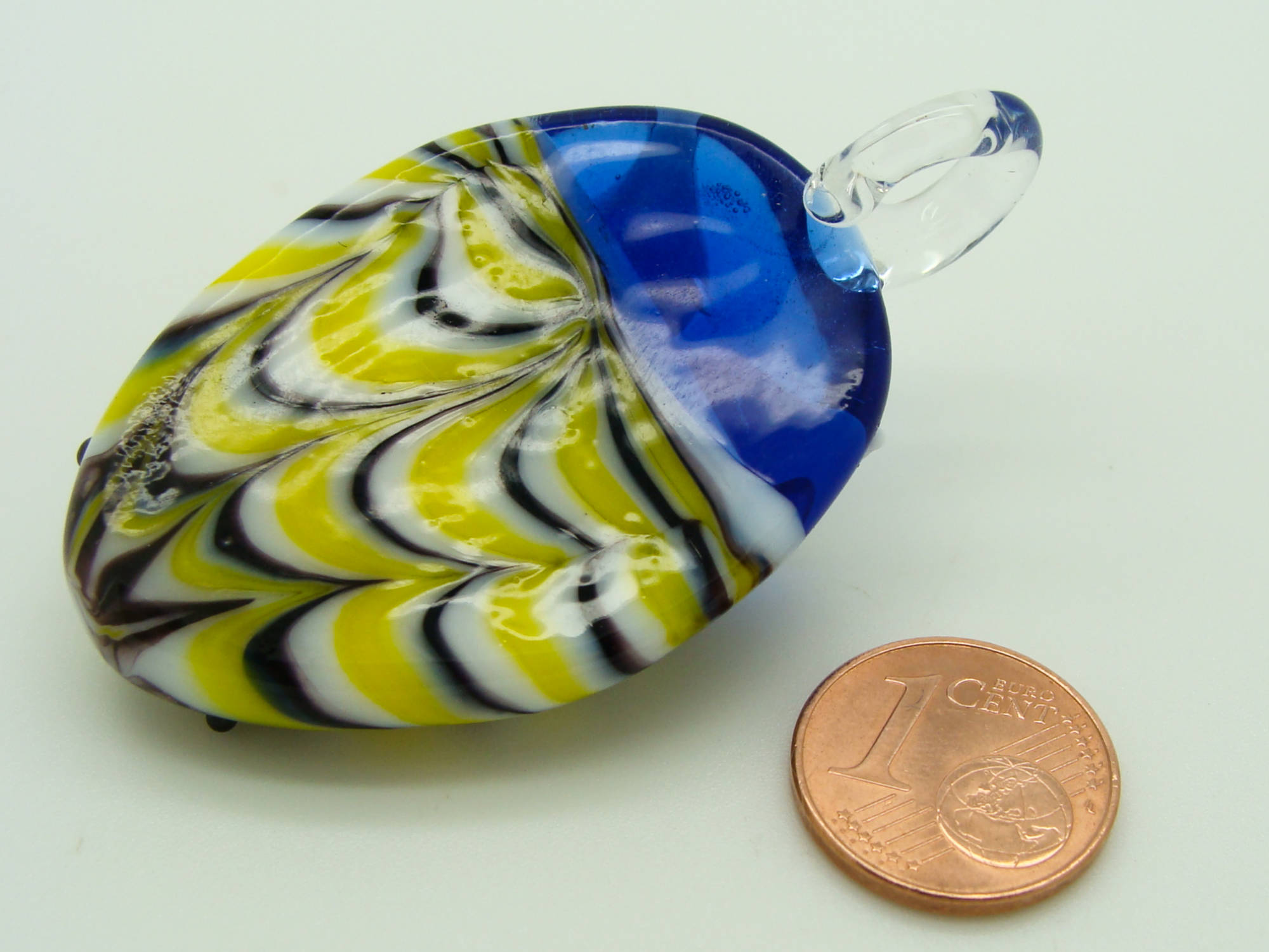 pendentif chouette oiseau bleu Pend-204
