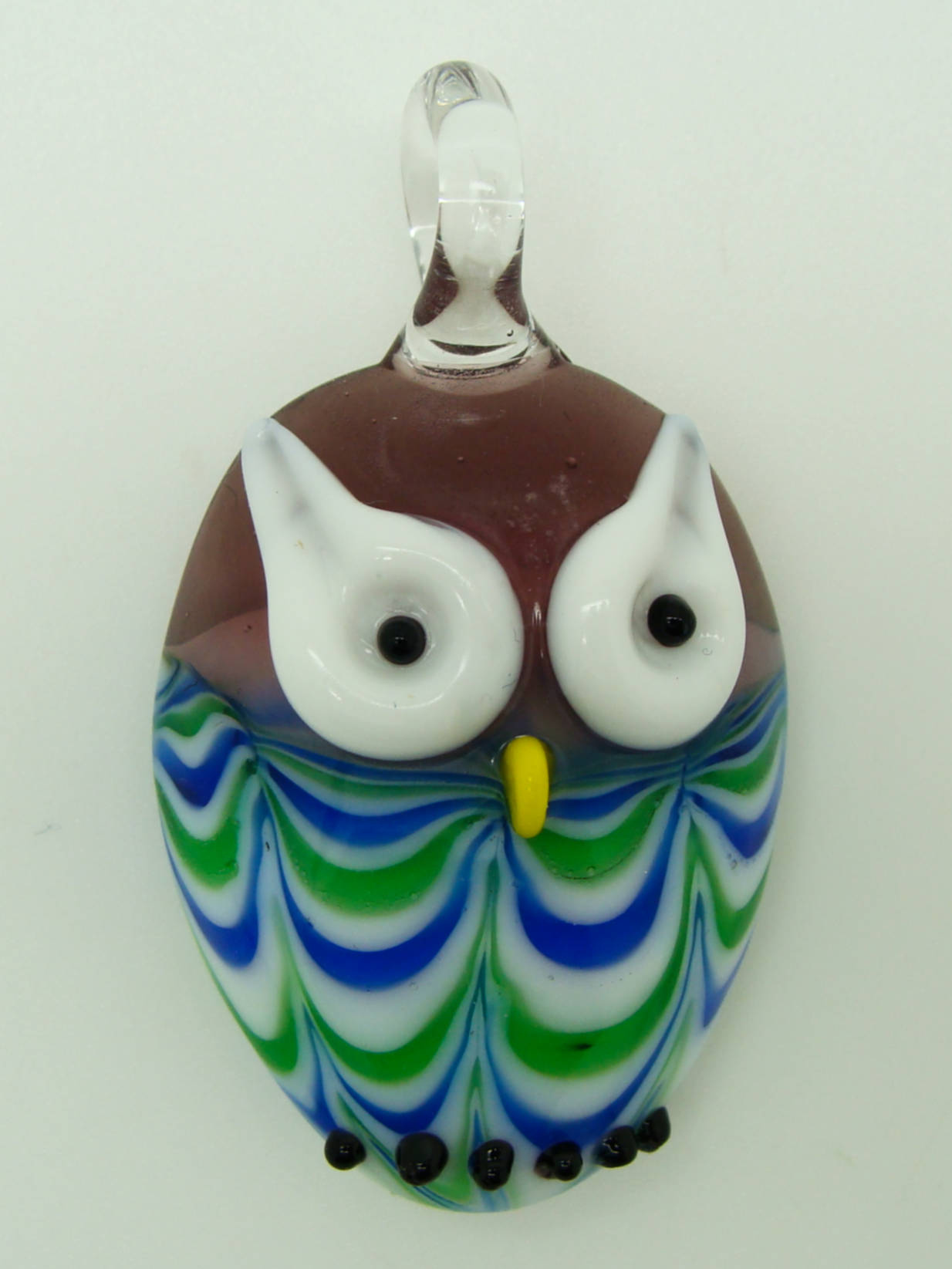 pendentif chouette violet animal Pend-208
