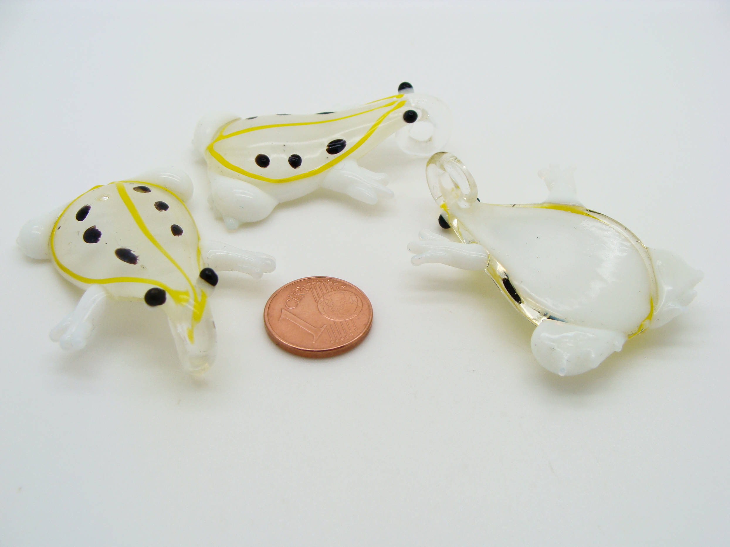 pendentif grenouille animal blanc Pend-234