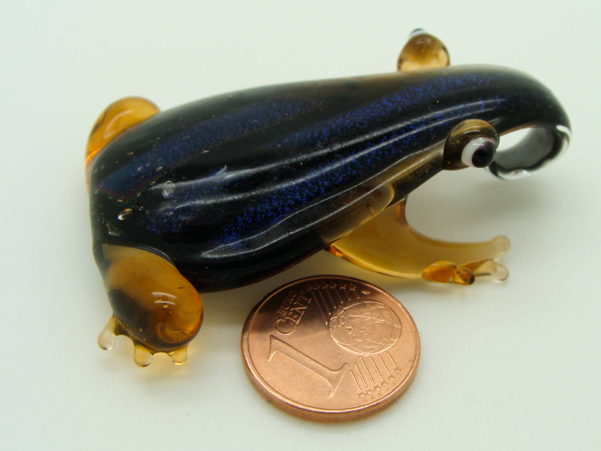 pendentif grenouille marron animal Pend-241-1
