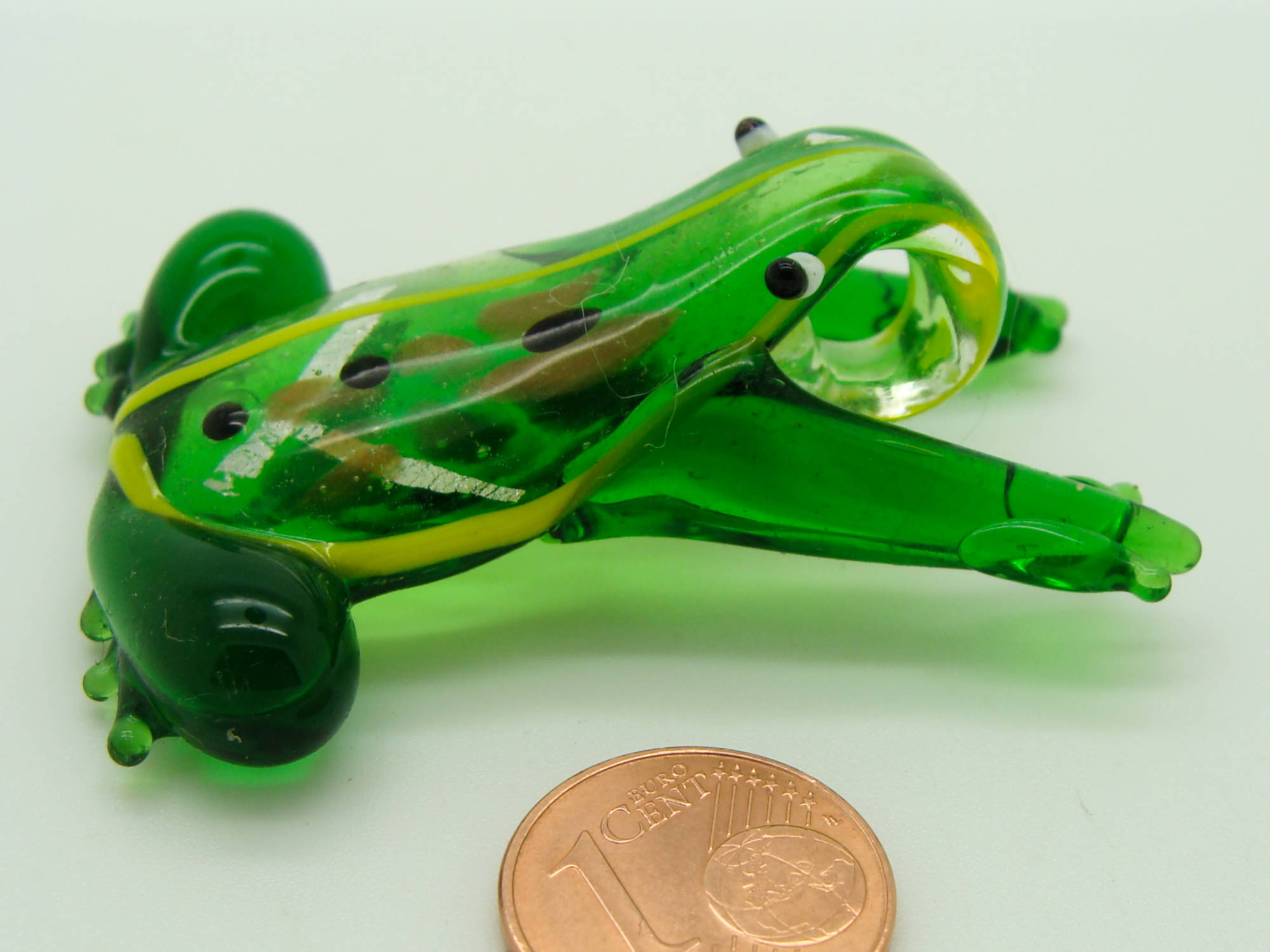 pendentif grenouille vert fonce animal Pend-241-3