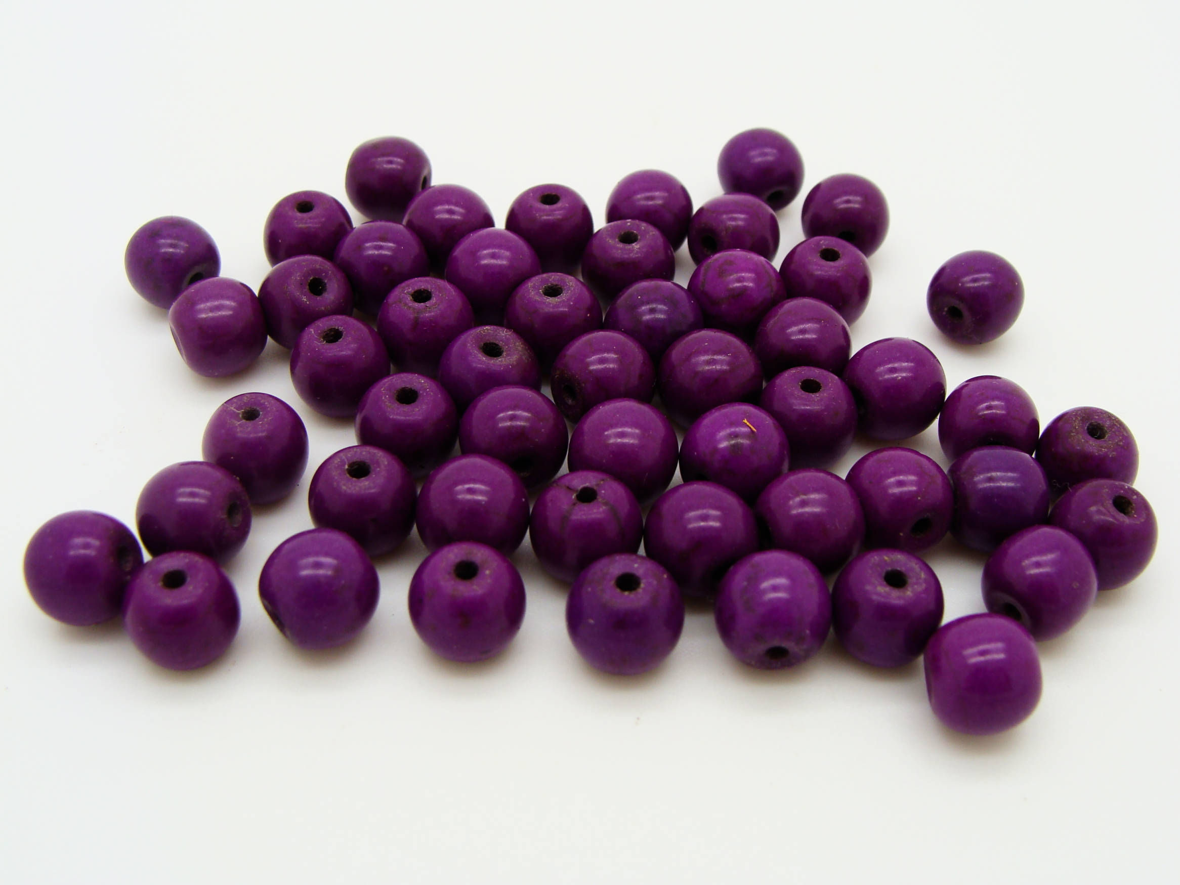 perle pierre synthetique violet PIER89