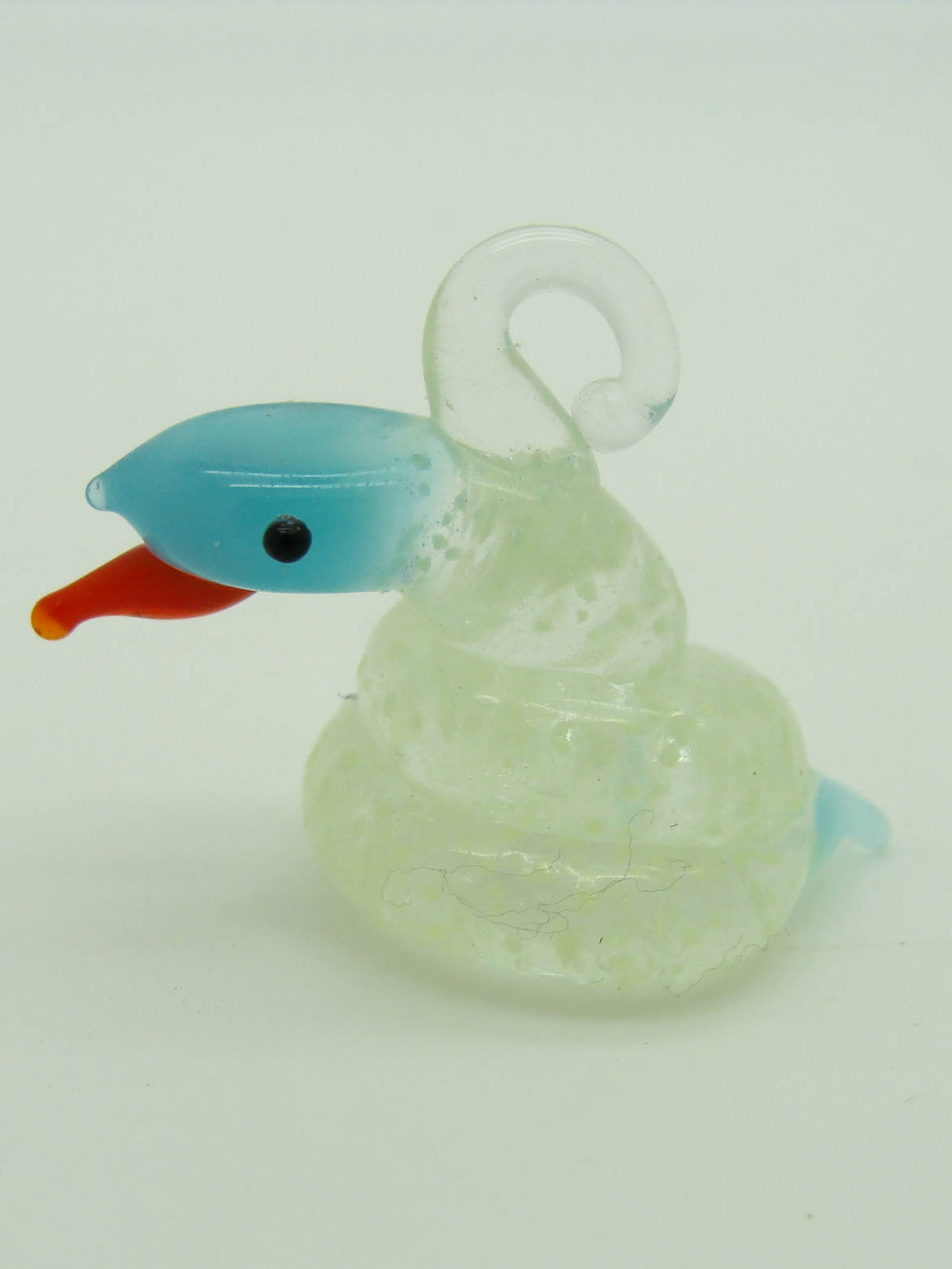 Pend-252 pendentif petit serpent verre