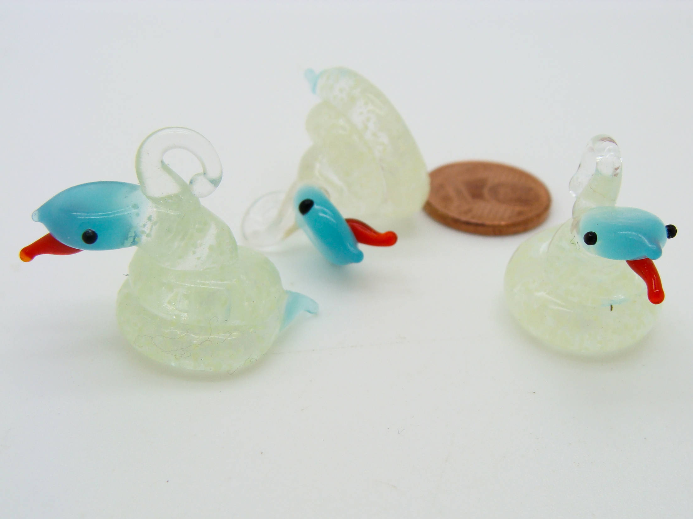 Pend-252 pendentif serpent verre