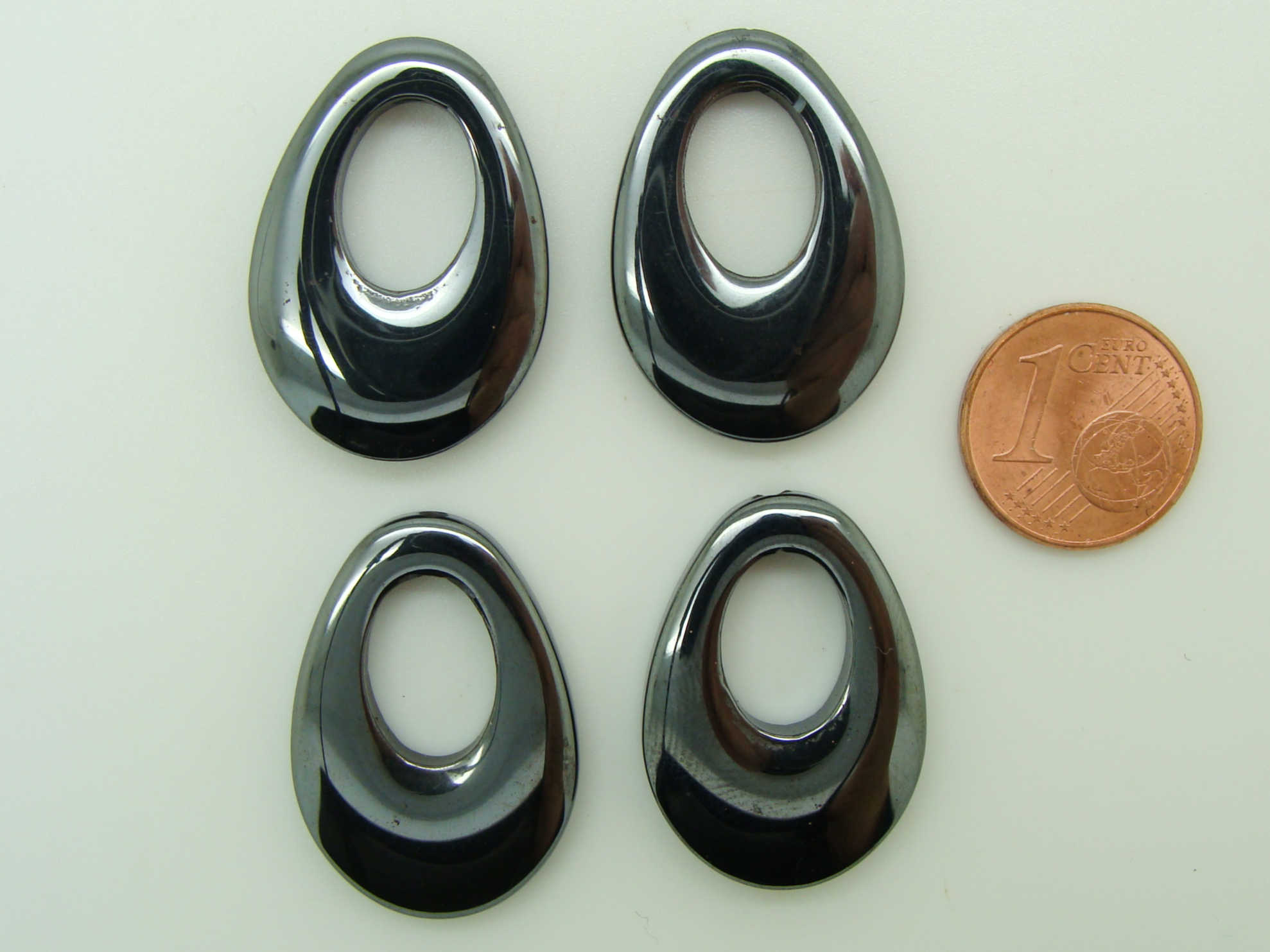PIER93 pendentif hematite ovale