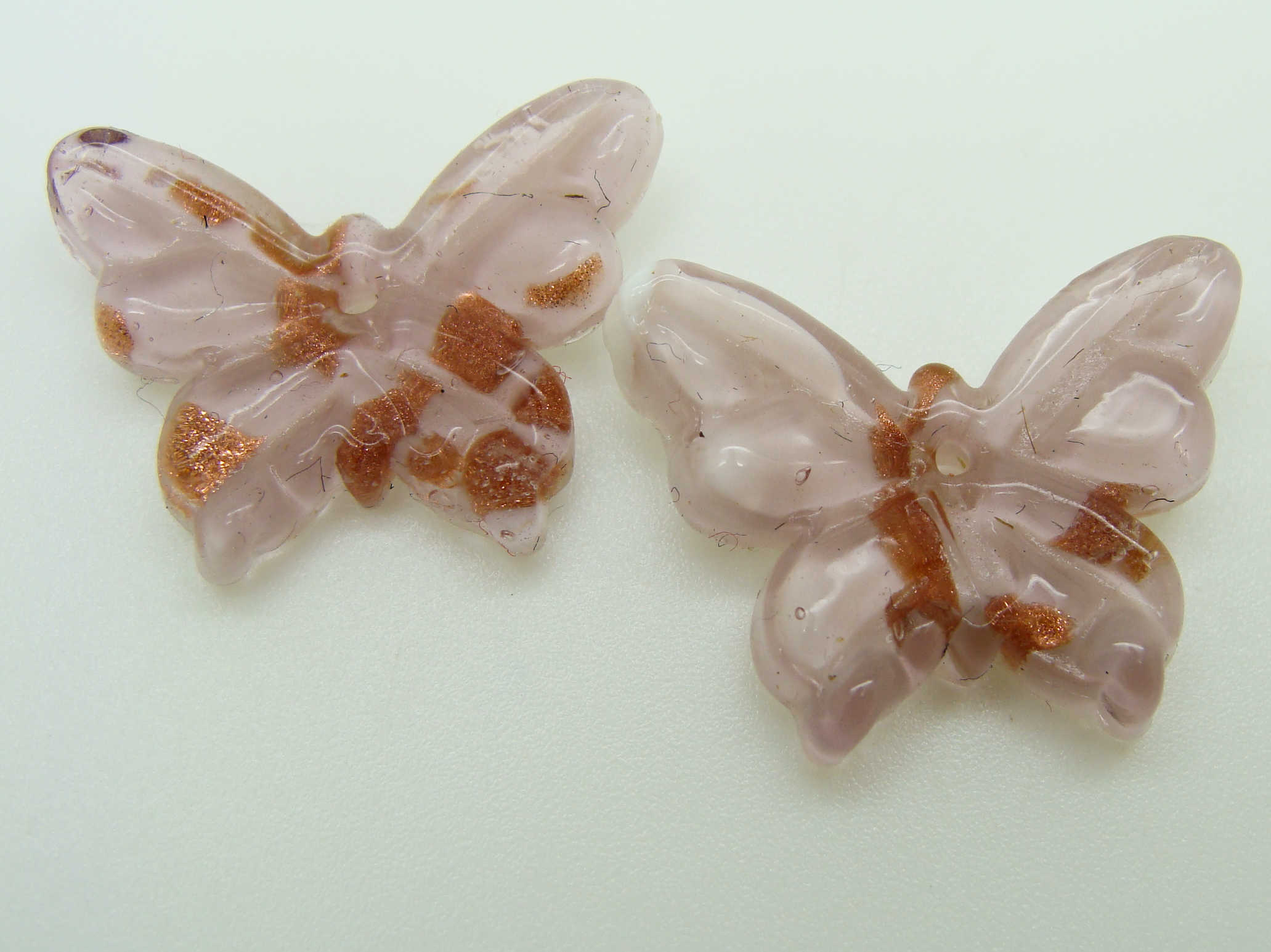 Pend-312-6 mini pendentif papillon rose
