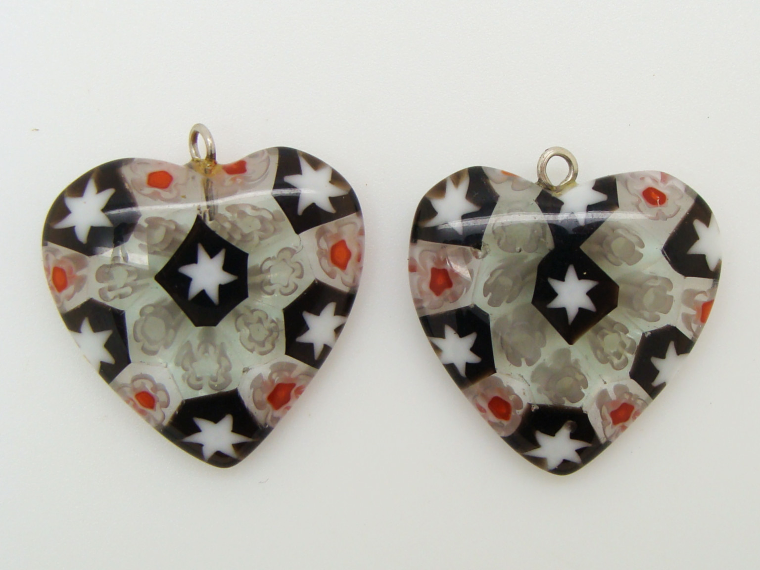 Mille-coeur-07 pendentif coeur verre millefiori