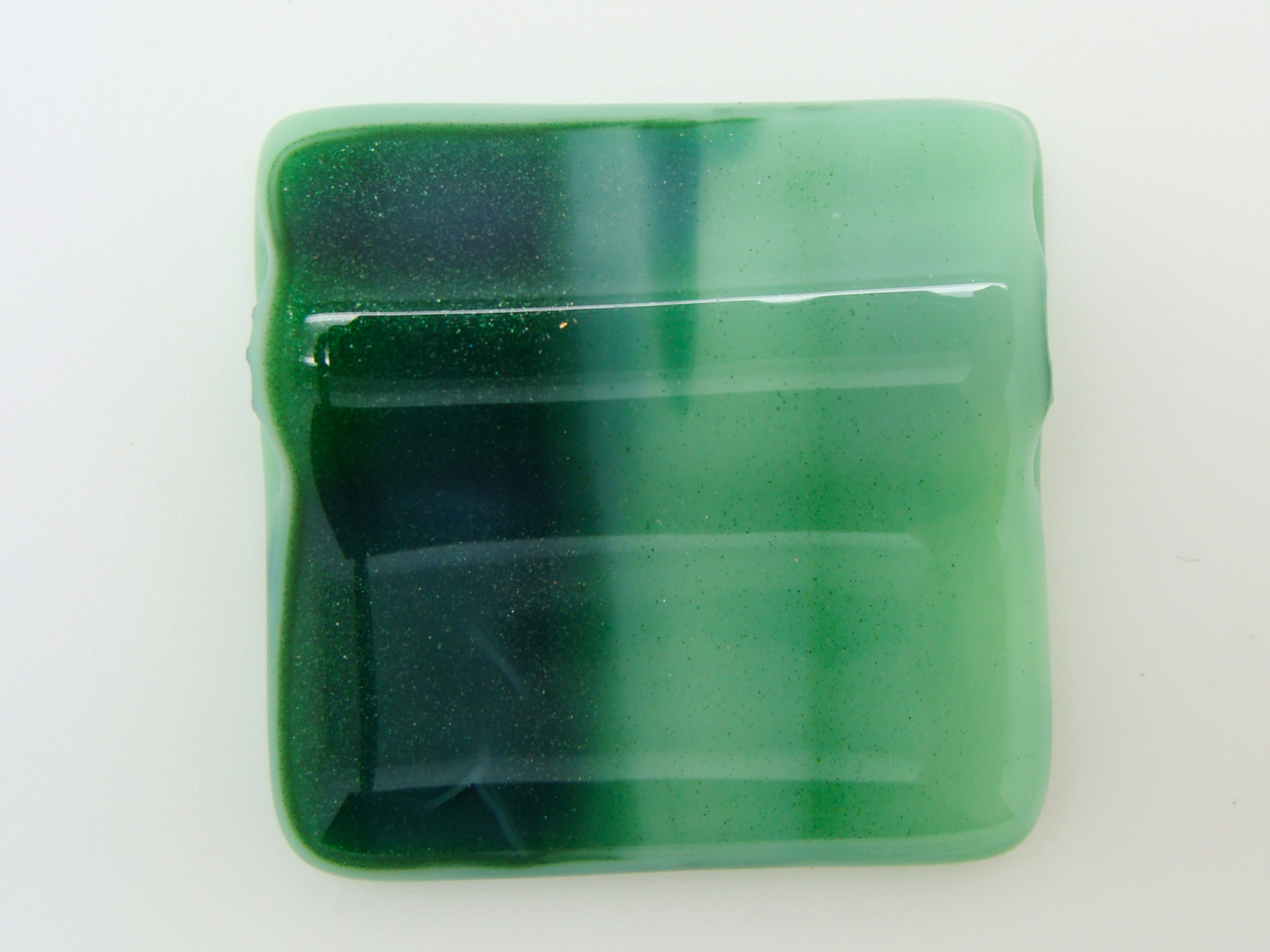 Fus-08 perle fusing vert bicolore