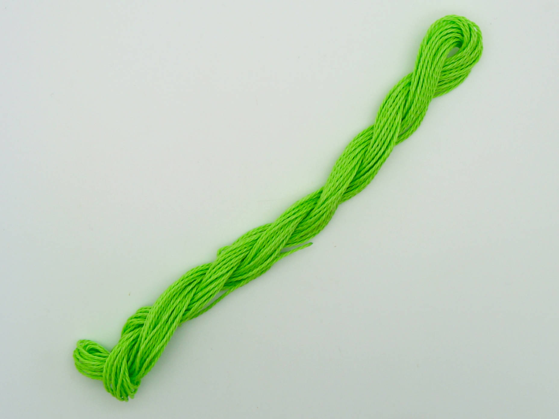 fil polyester cire 1mm vert clair