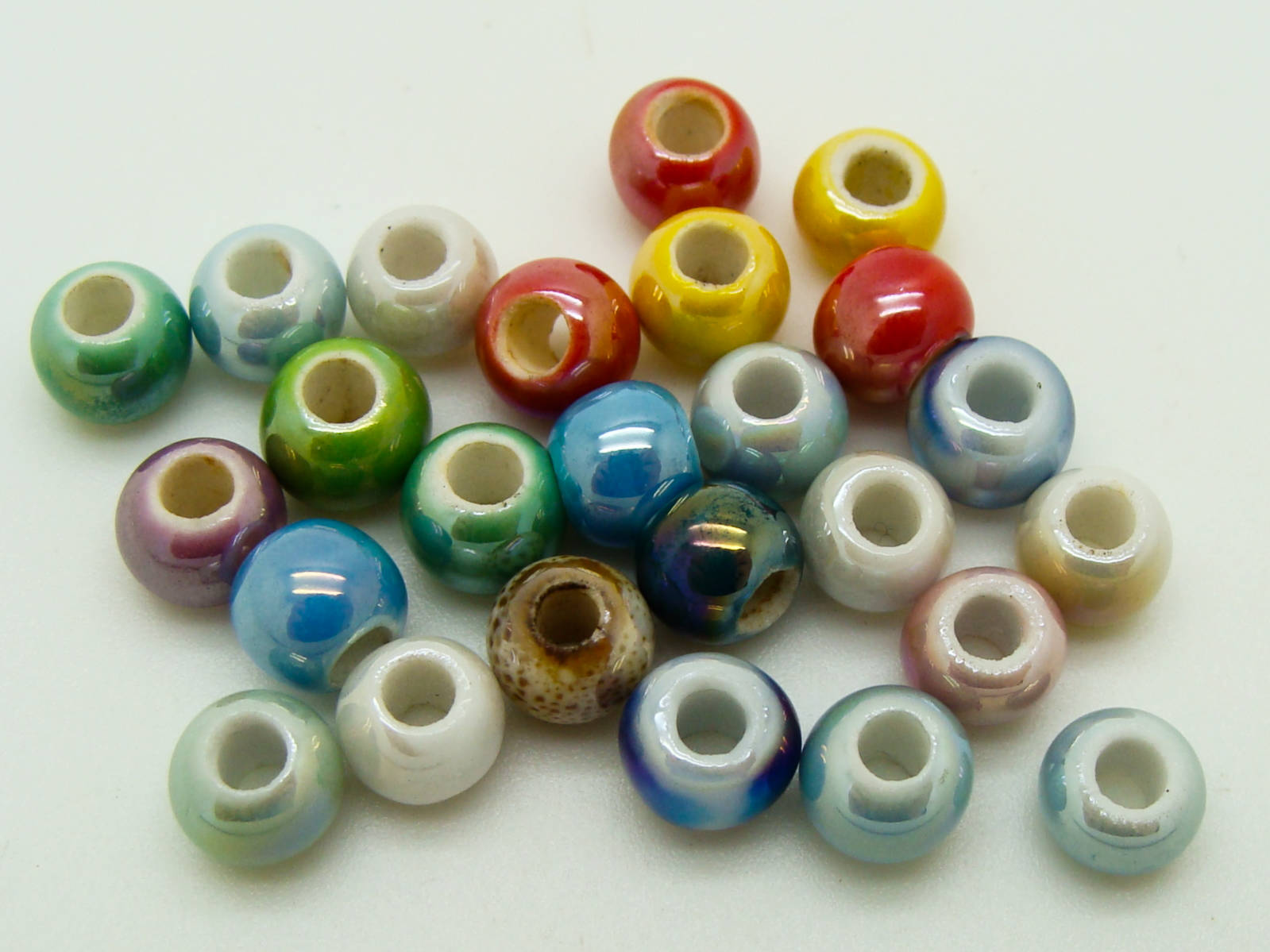 POR-31 perles mix rondes 6mm