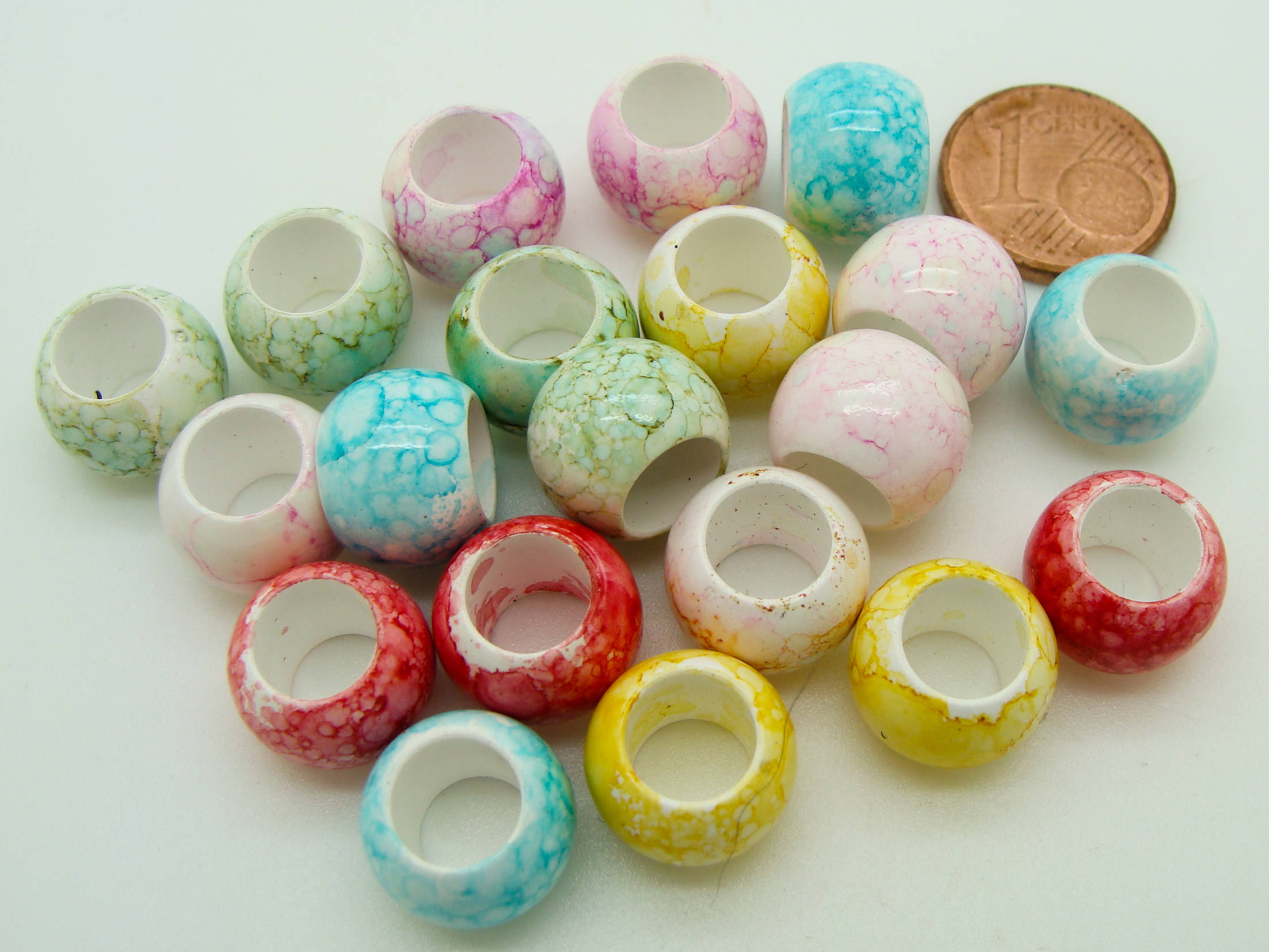 res-30 perle acrylique mix rondelle