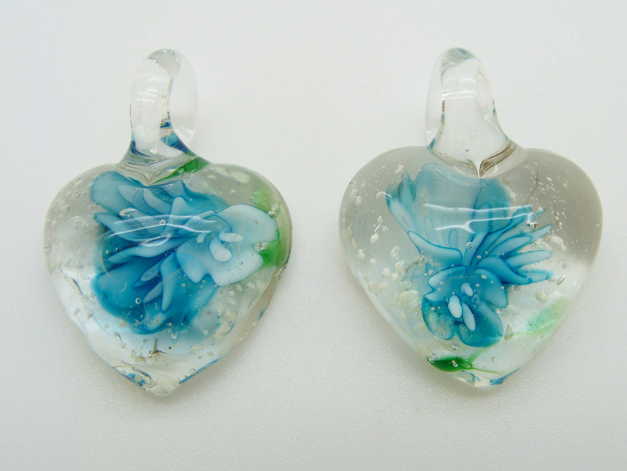pendentif fleur bleu Pend-284-bleu
