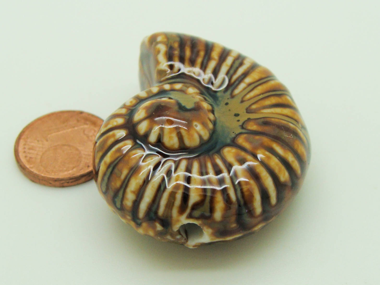 POR-lot04 perle escargot marron
