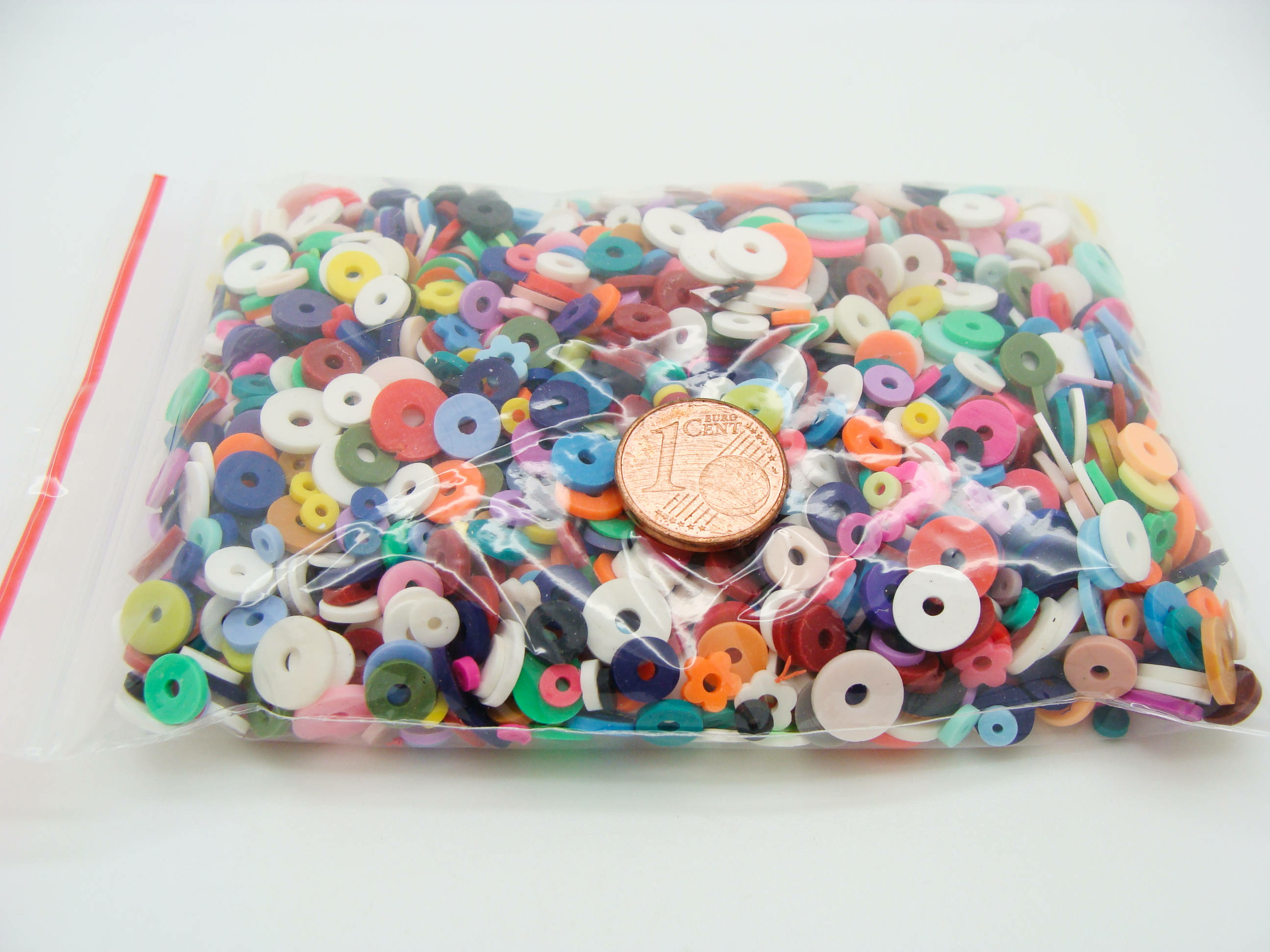 perles rondelles polymere PP-75g-01