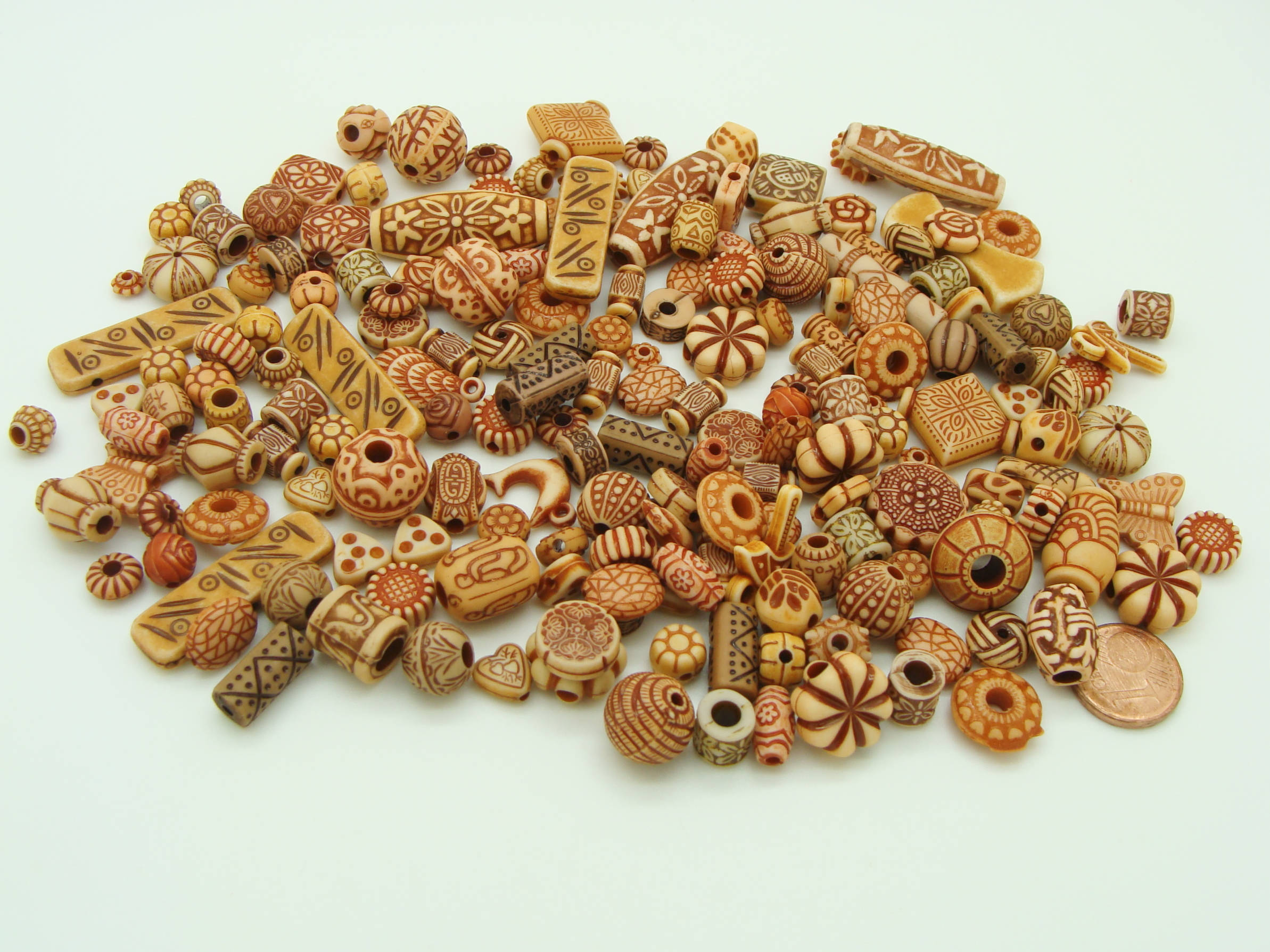 perles antique varie acry-75g-antique-marron