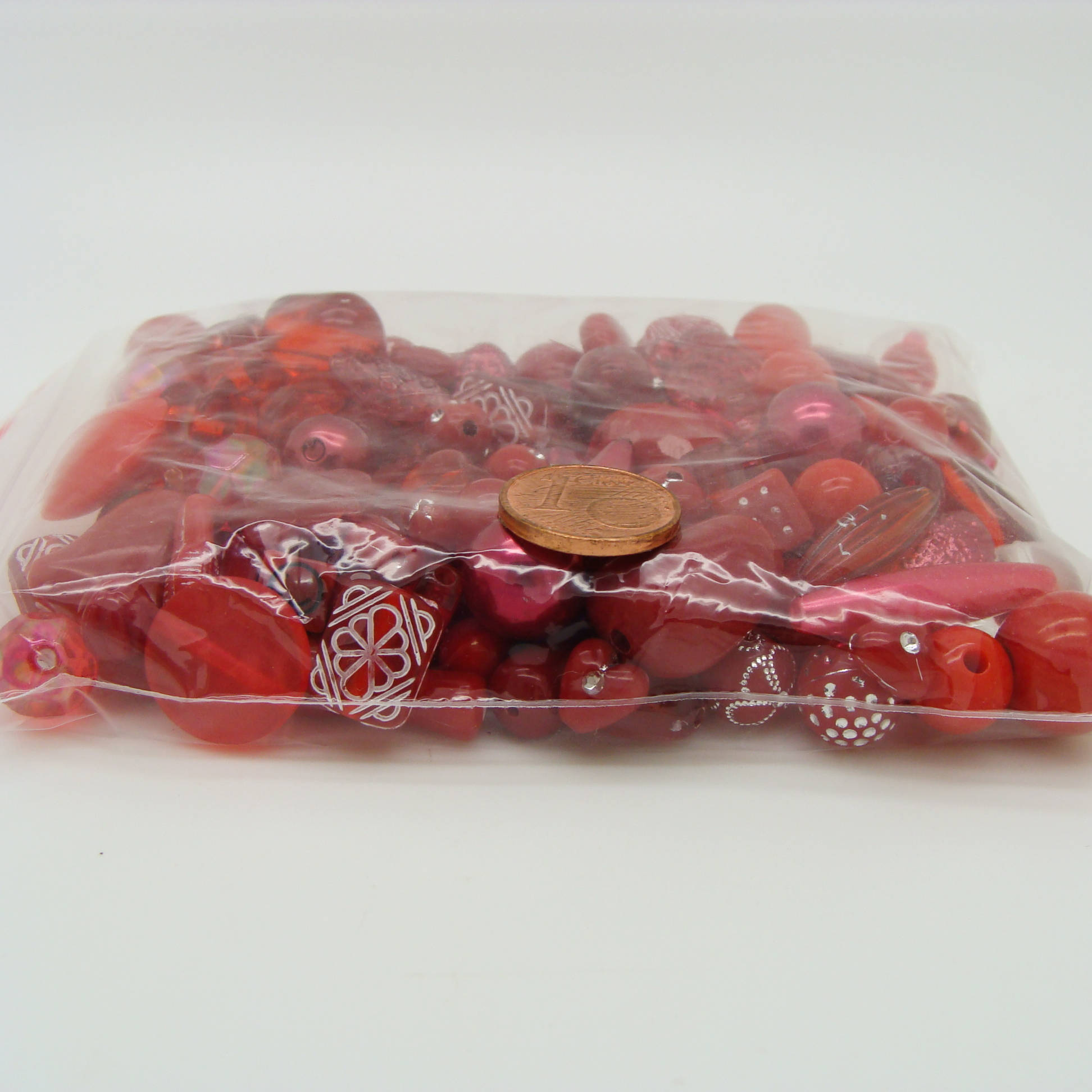 perle rouge acrylique carre acry-75g-rouge