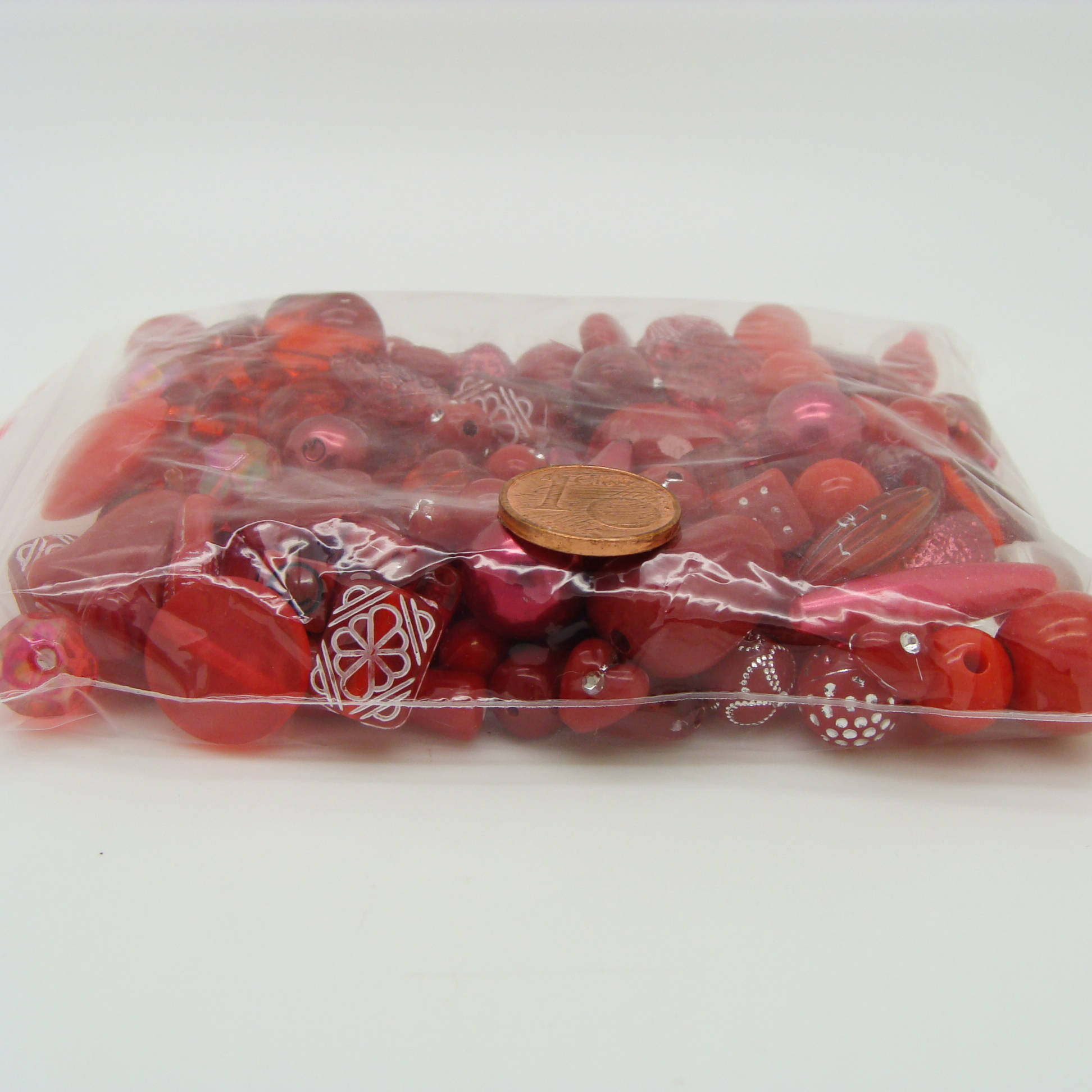 acry-75g-rouge perle rouge acrylique carre