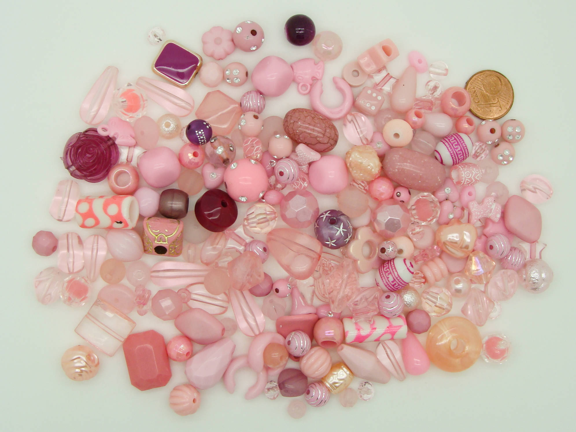 perle rose acrylique 75 grammes acry-75g-rose