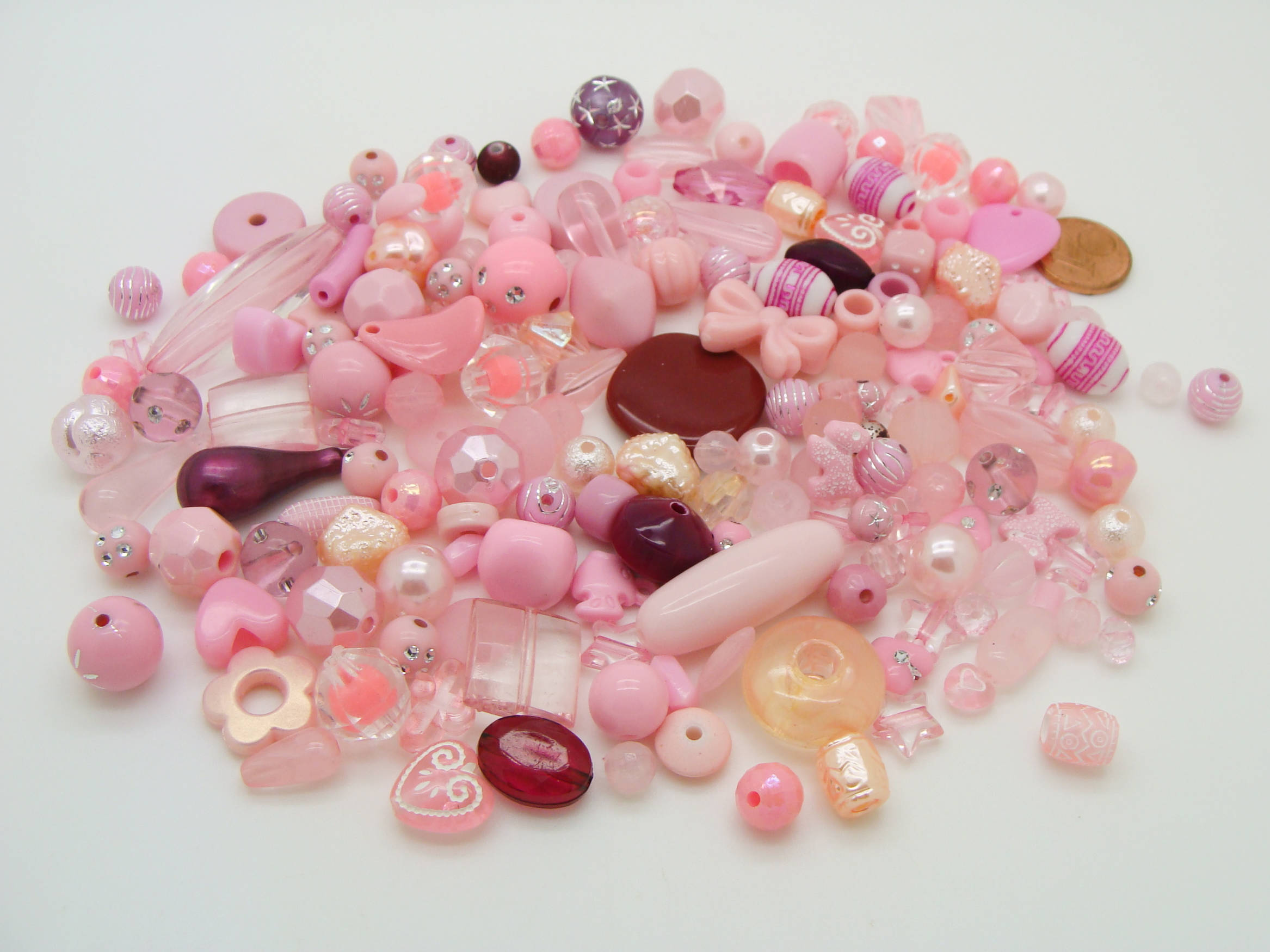 perle rose acrylique economique acry-75g-rose