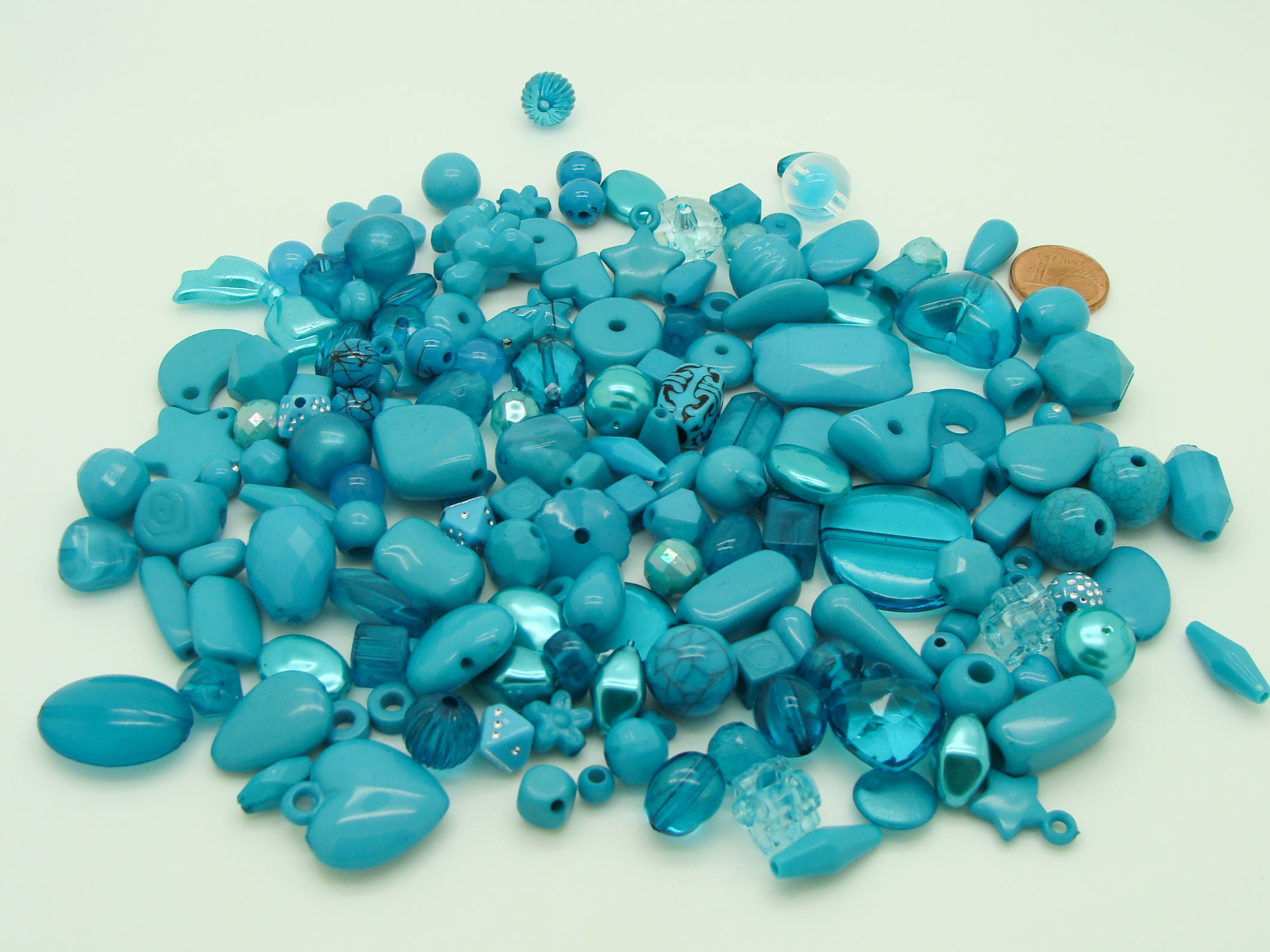 acry-75g-bleu perle bleue acrylique mix