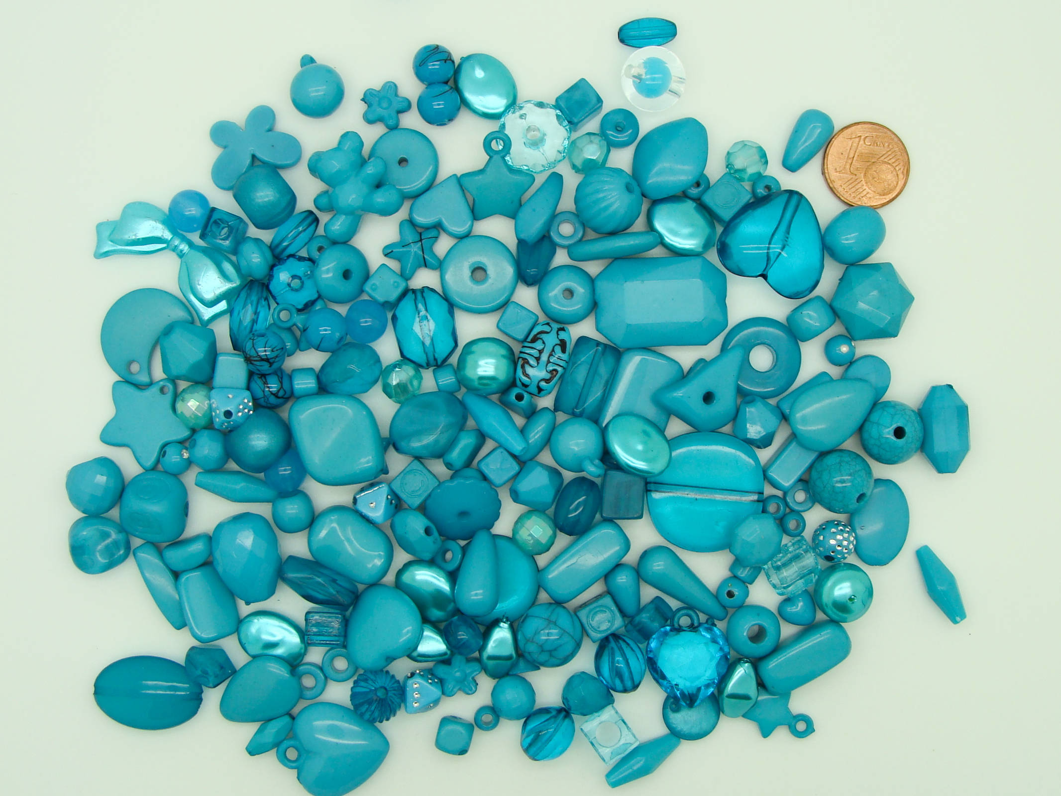 perle bleue acrylique melange acry-75g-bleu