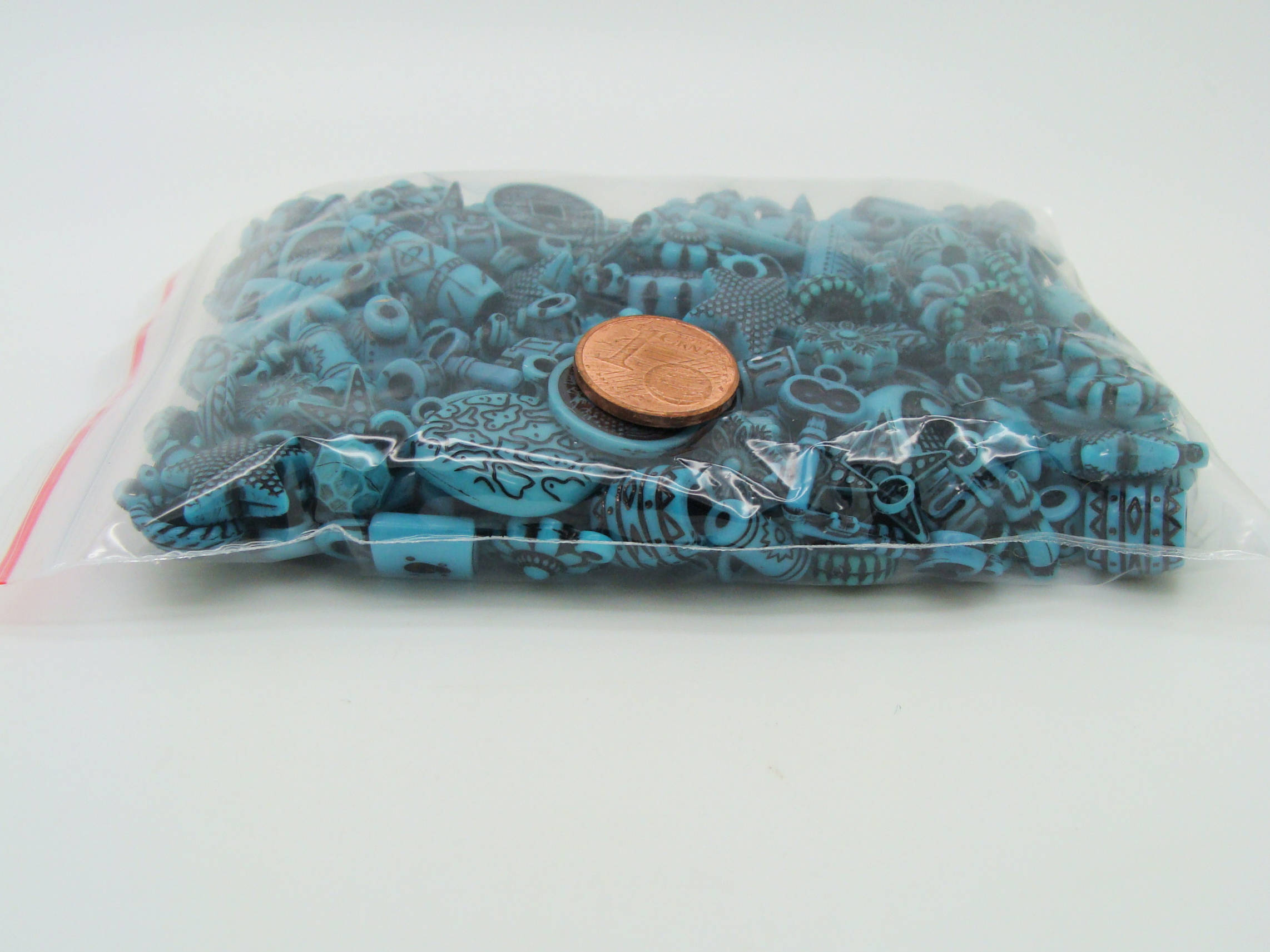 acry-75g-turquoiqe-fonce perle bleu acrylique