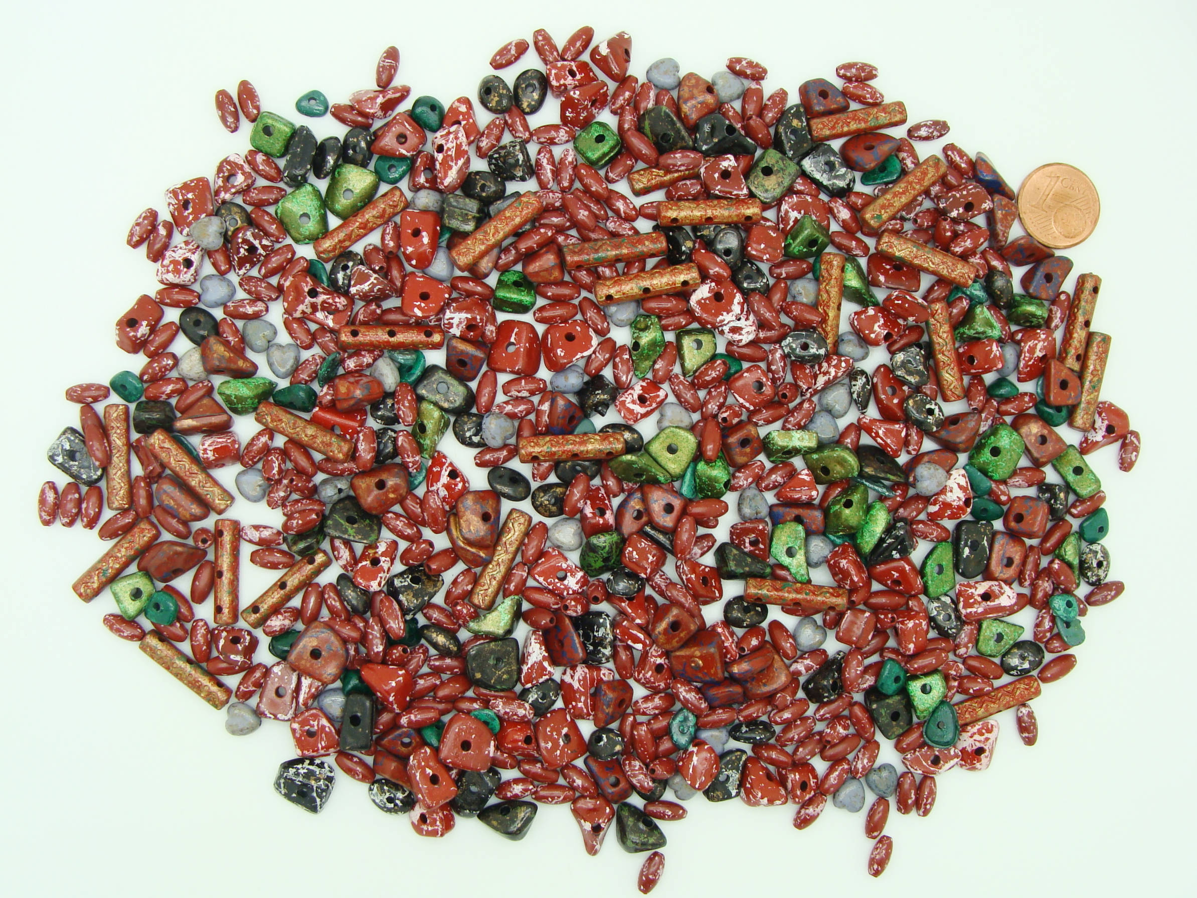 perle acrylique marbre multicolore acry-75g-marbre