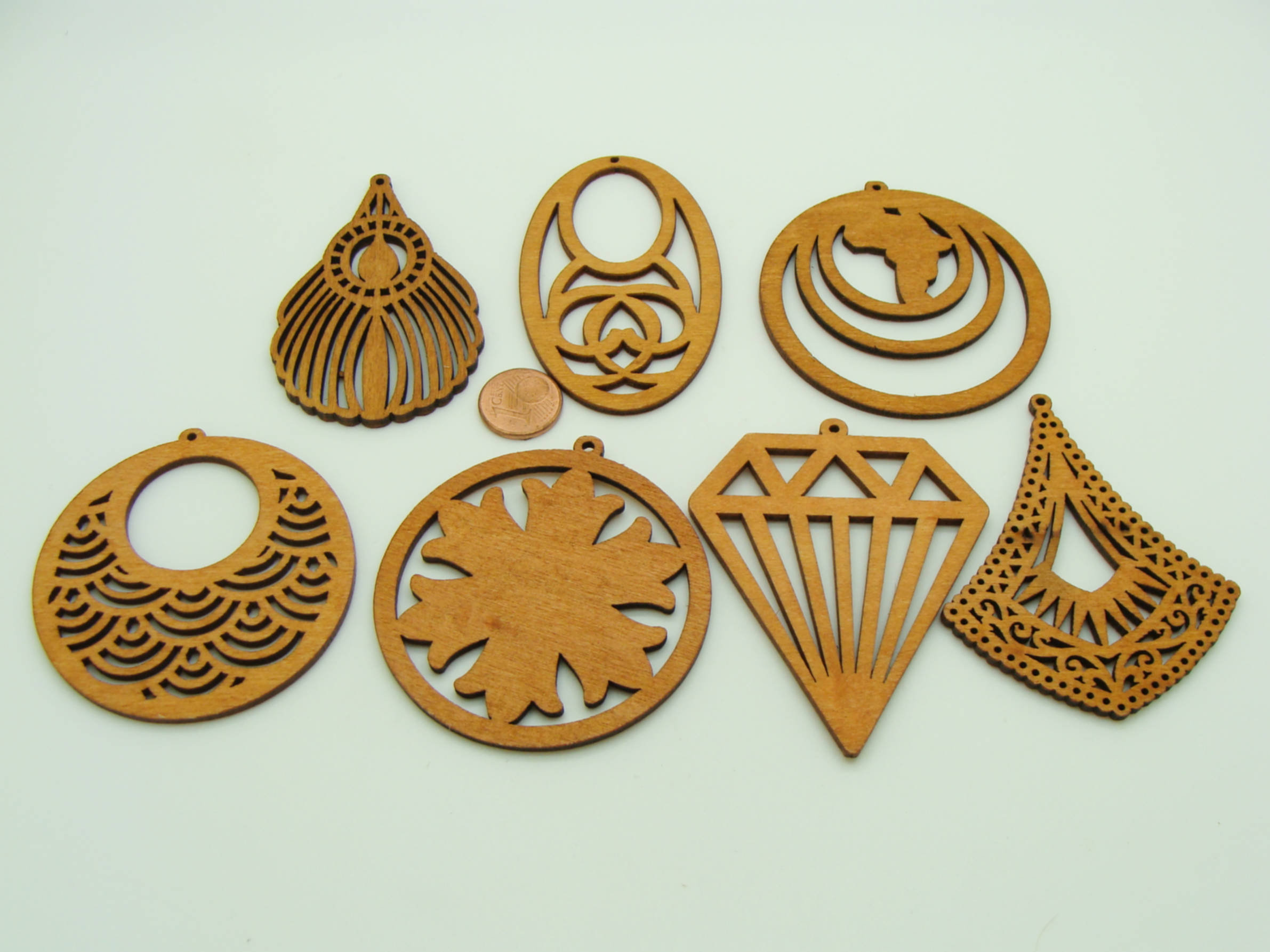Pend-bois-lot20 pendentif bois