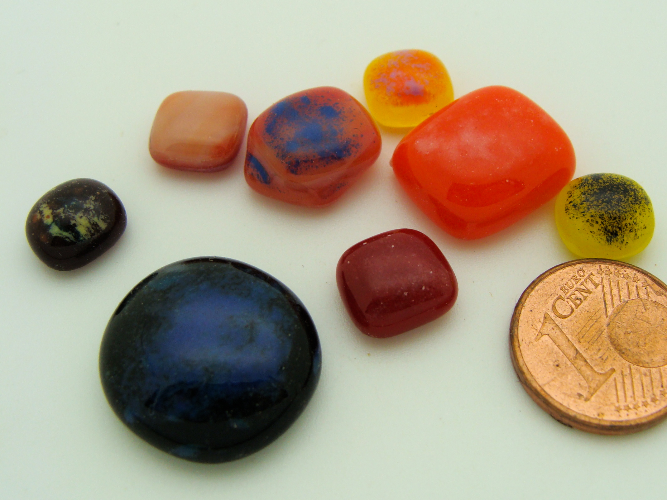 cabochon verre fusing mix couleurs cab-fusing-154