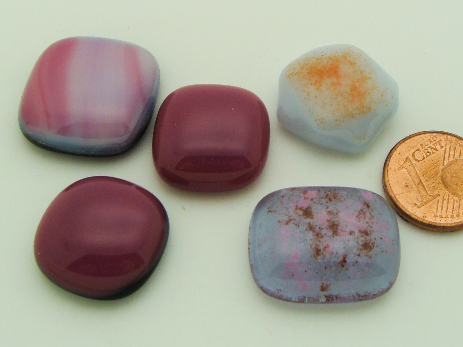 cabochon verre fusing mix couleurs cab-fusing-155