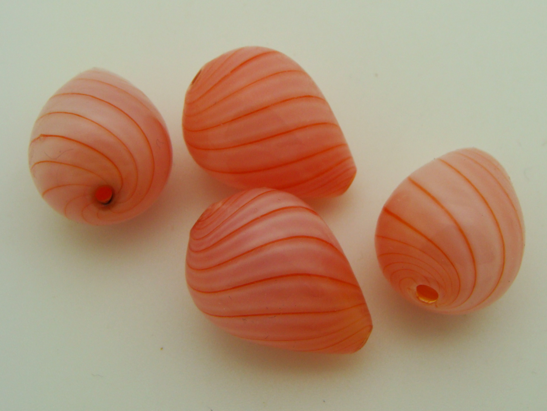 PS-Go22-orange perle verre souffle