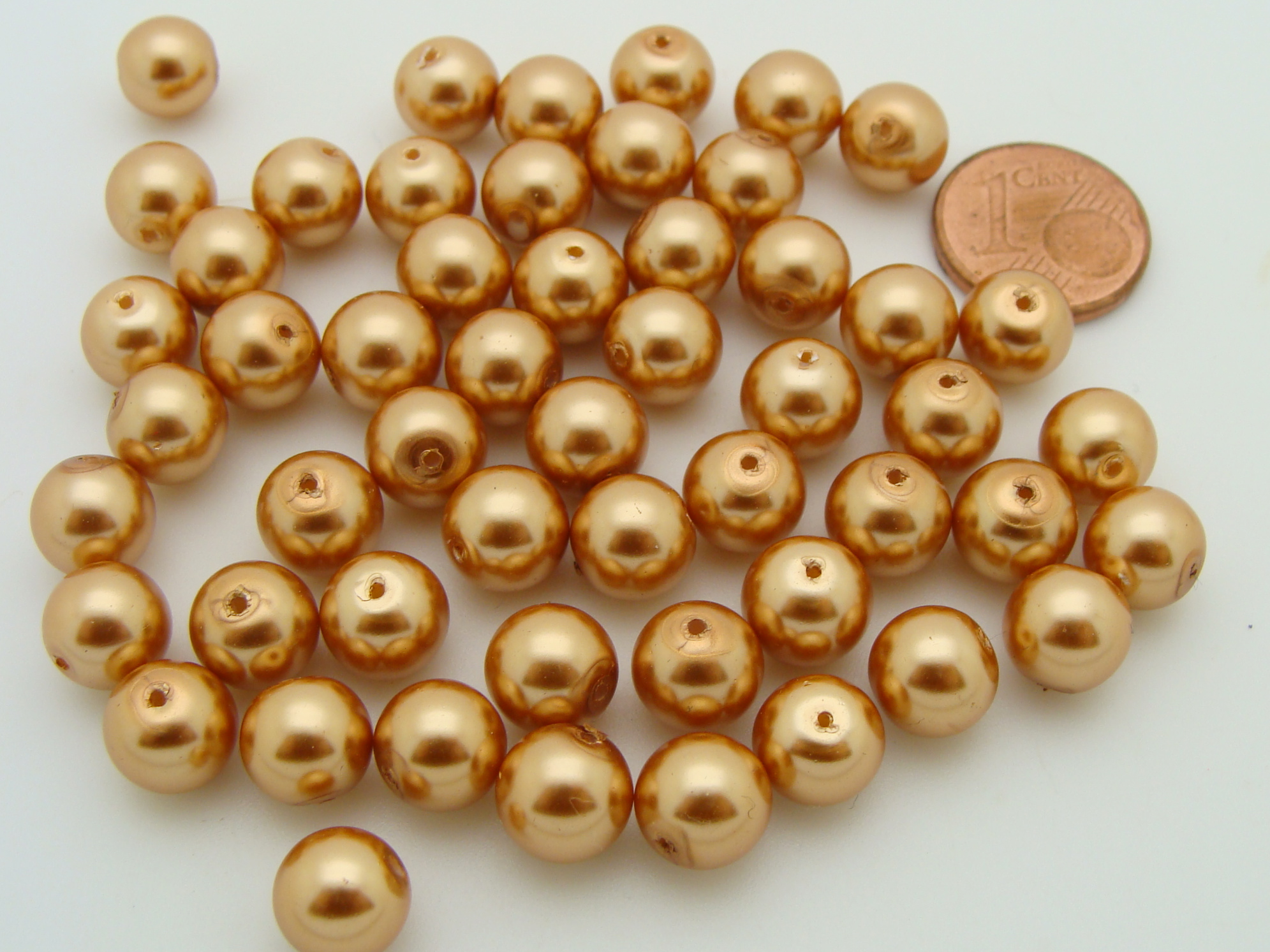 PV-R8-nacre perle marron dore