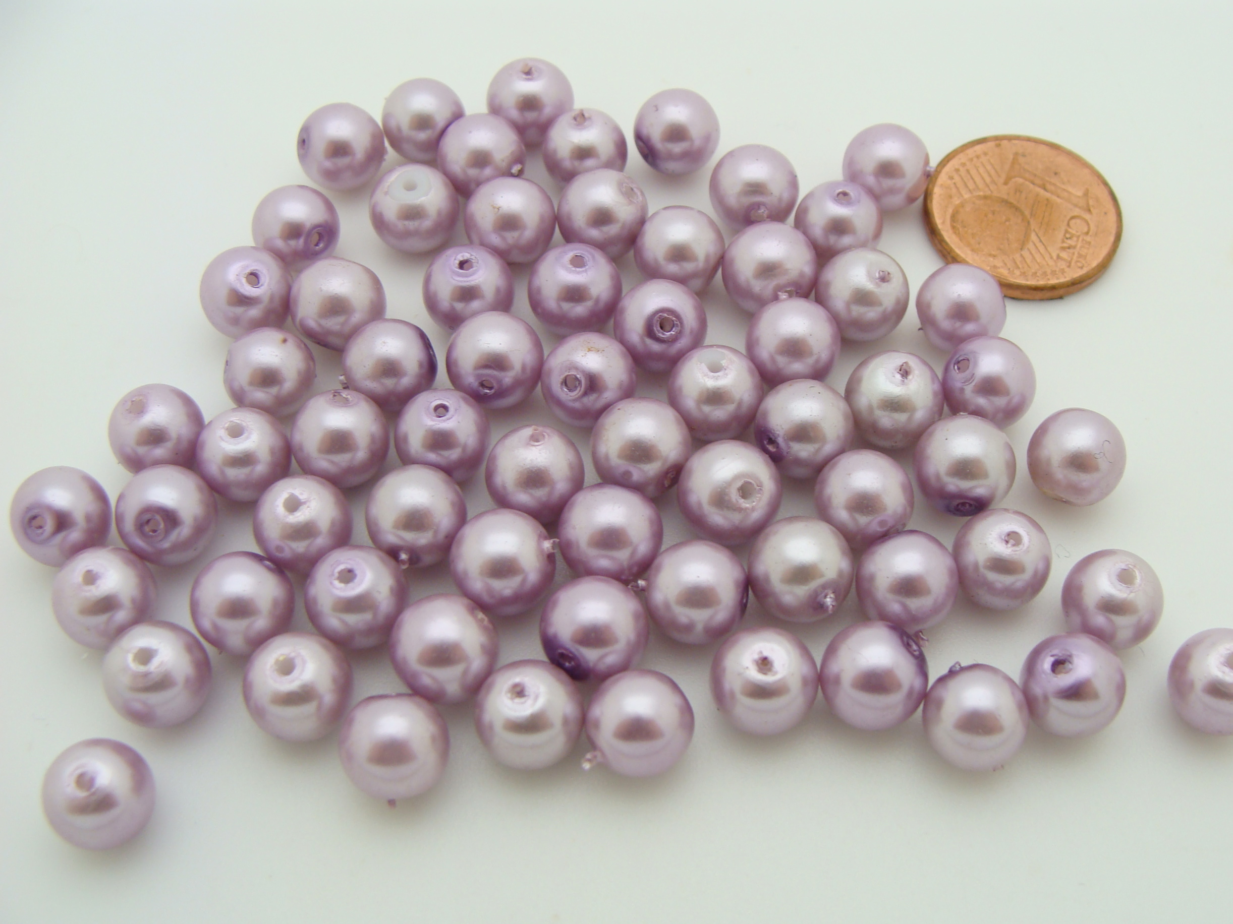 perle verre 7mm mauve PV-R7-nacre