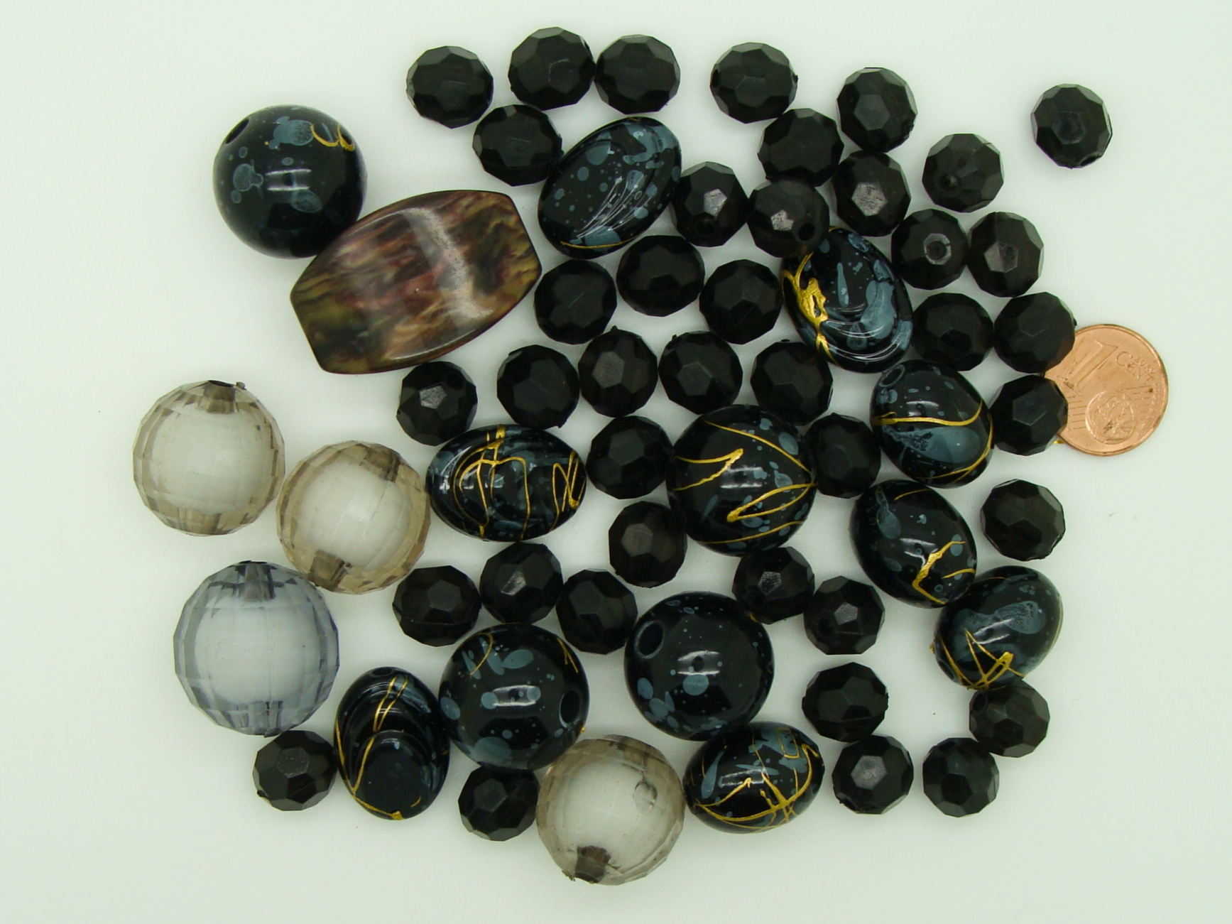 perle acrylique noir RES-lot-08