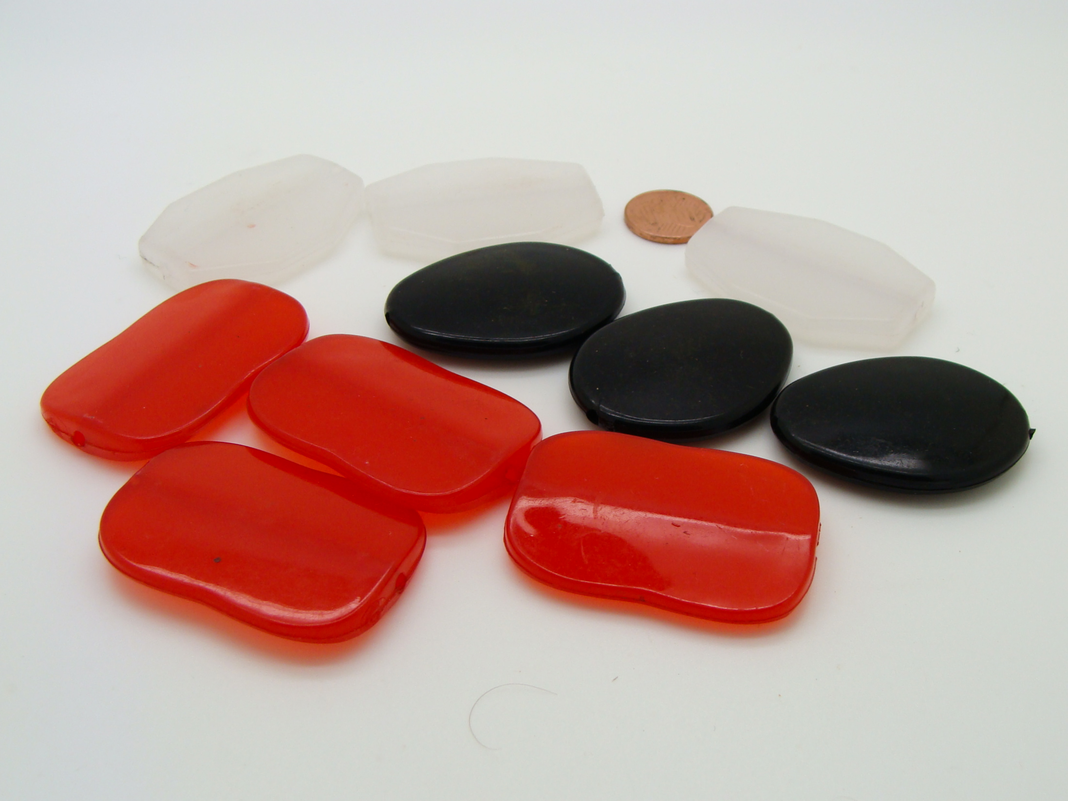 perle acrylique plat RES-lot-15