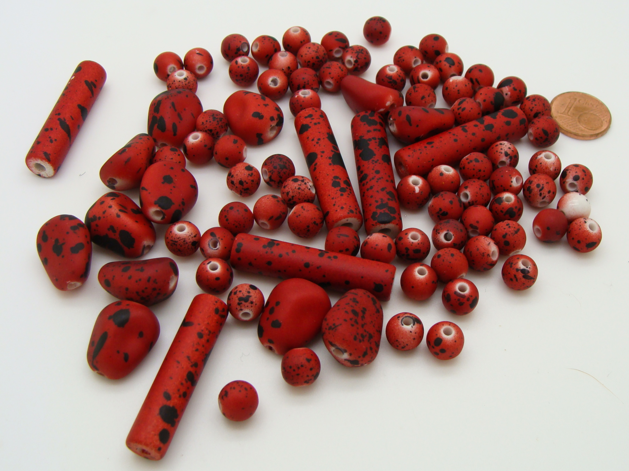 perle acrylique rouge RES-lot-22