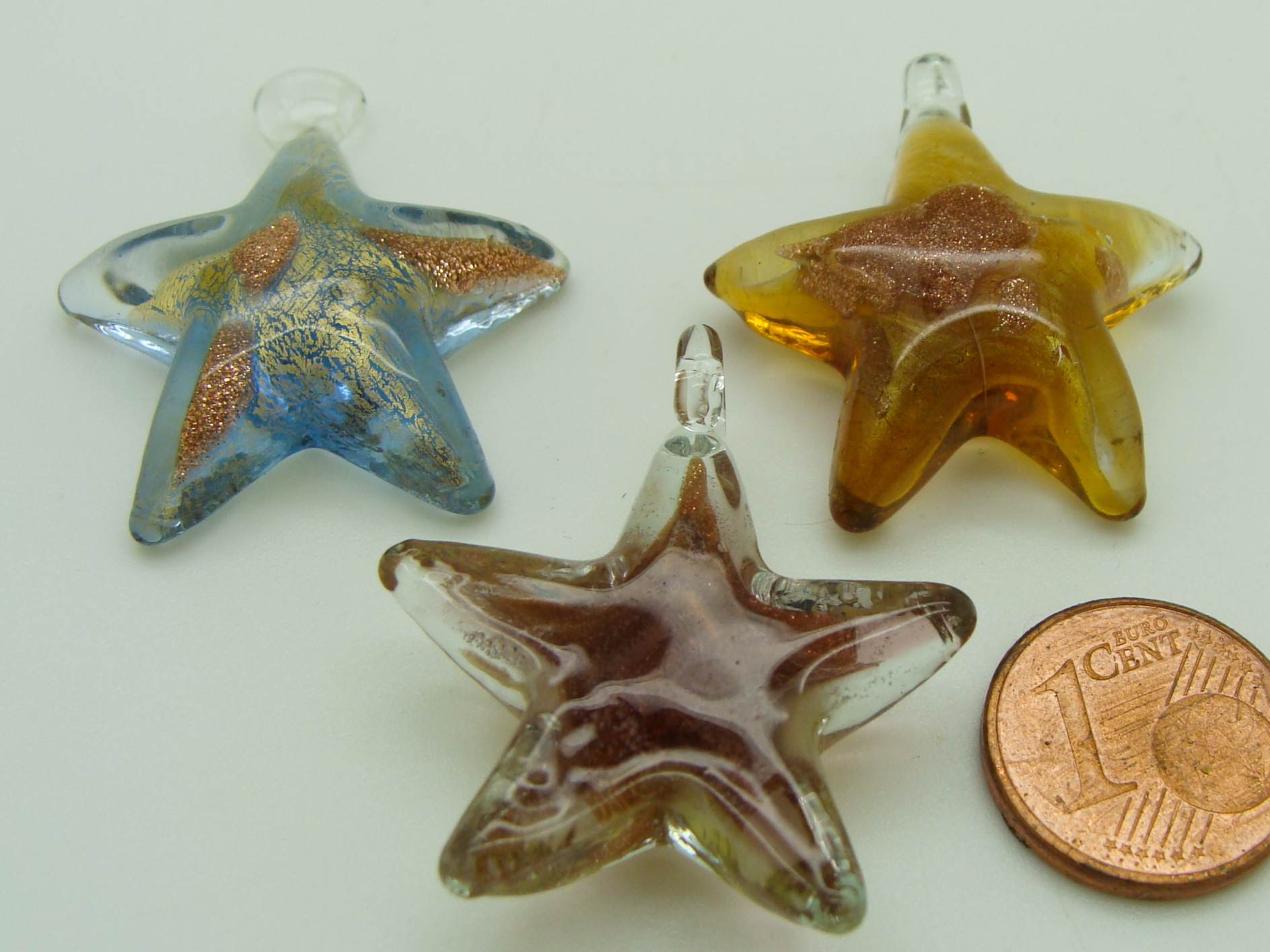pendentif etoile verre Pend-07