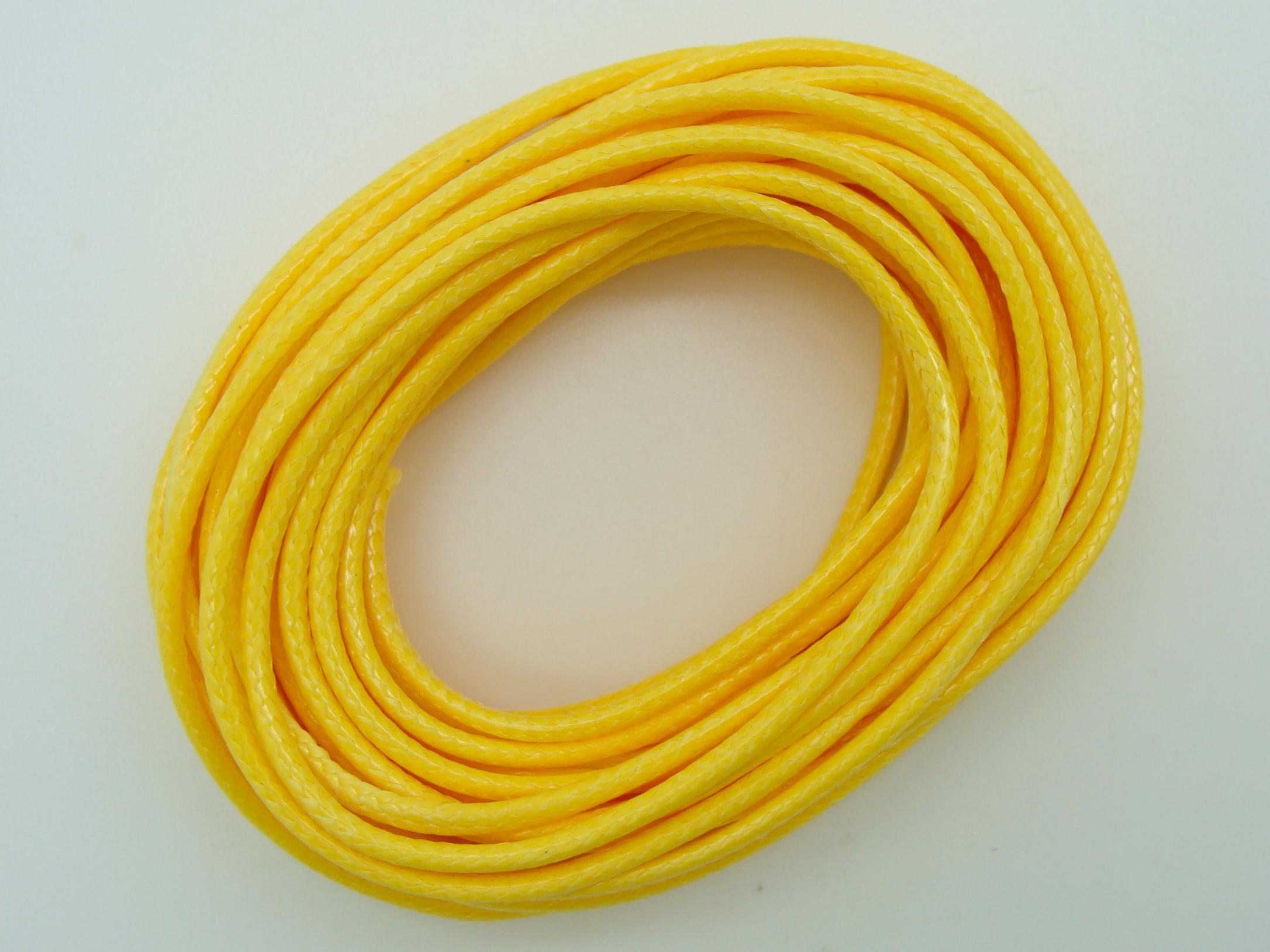 fil polyester 2mm jaune