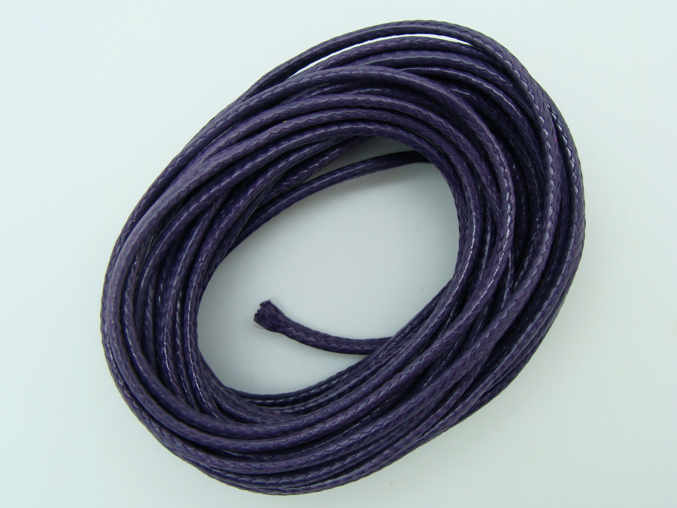 fil polyester 2mm violet fonce