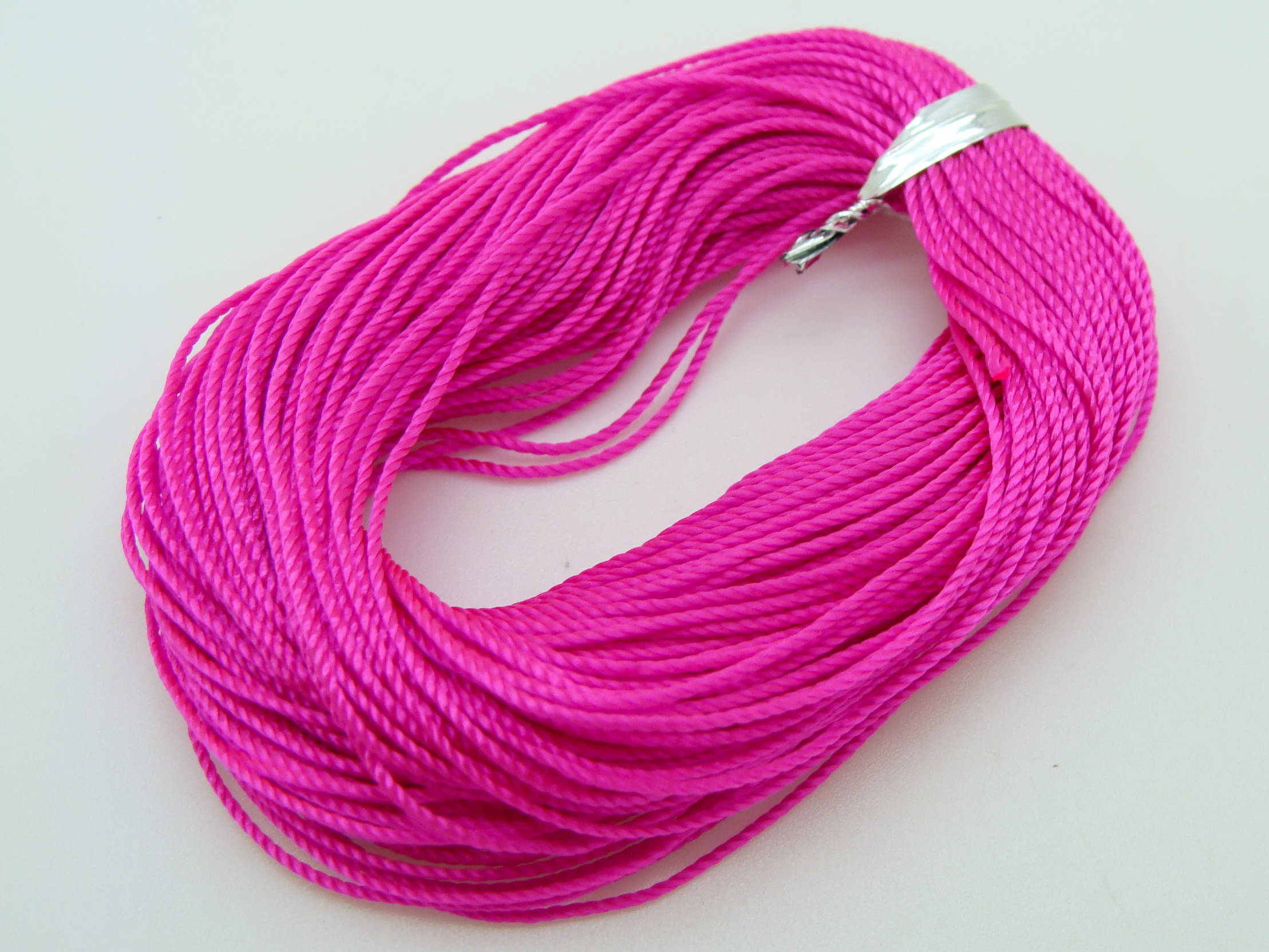 fil polyester 08 tresse 20m rose violet