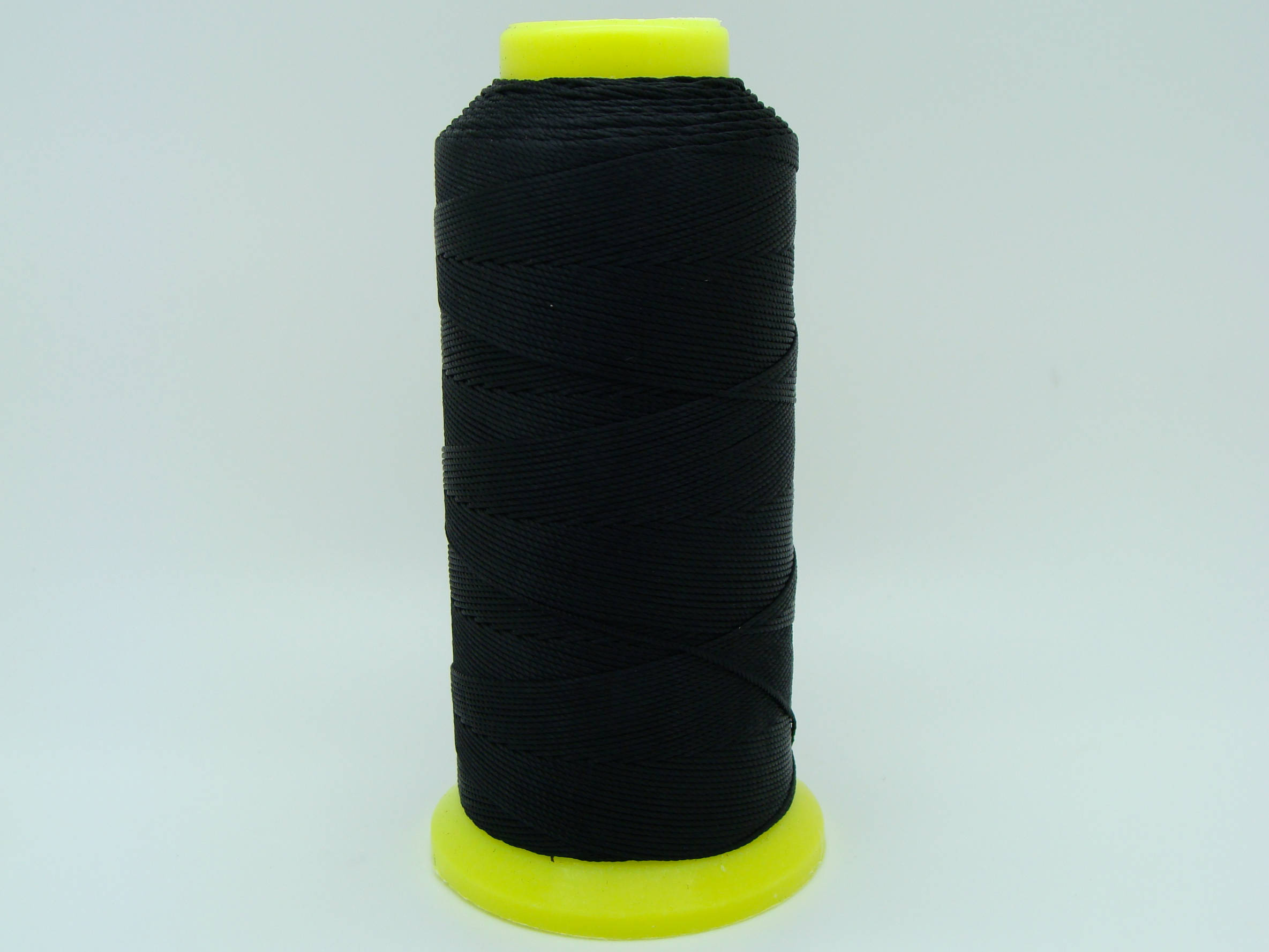 fil polyester 08 tresse bobine noir