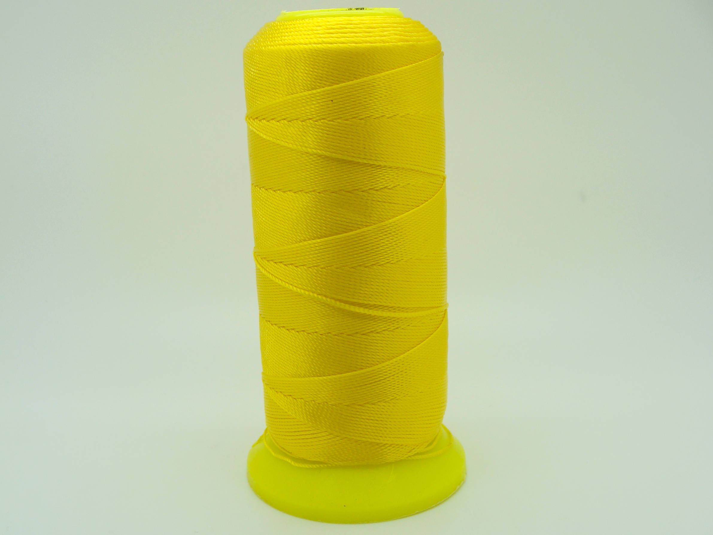 fil polyester 08 tresse bobine jaune