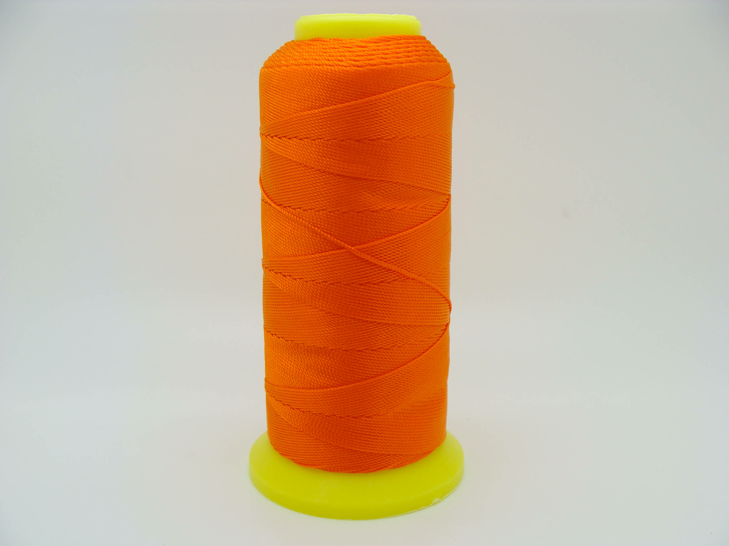 fil polyester 08 tresse bobine orange