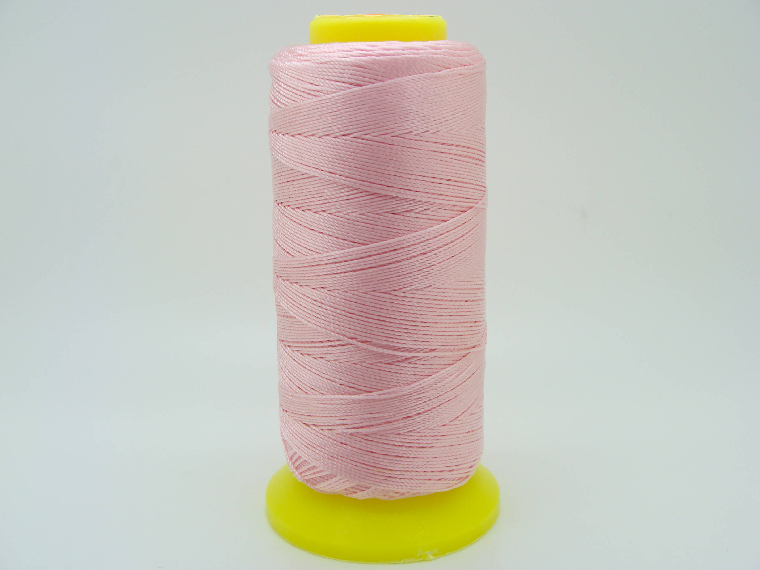fil polyester 08 tresse bobine rose
