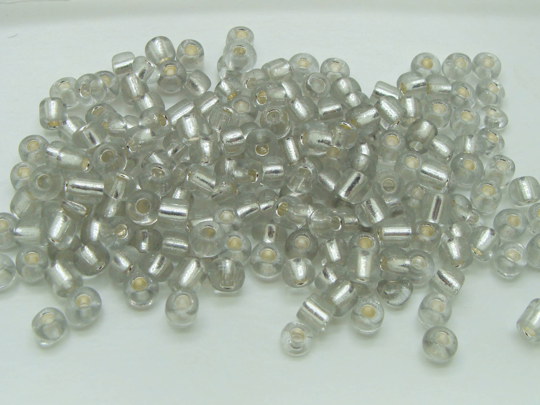 rocaille 5mm TA argente transparent
