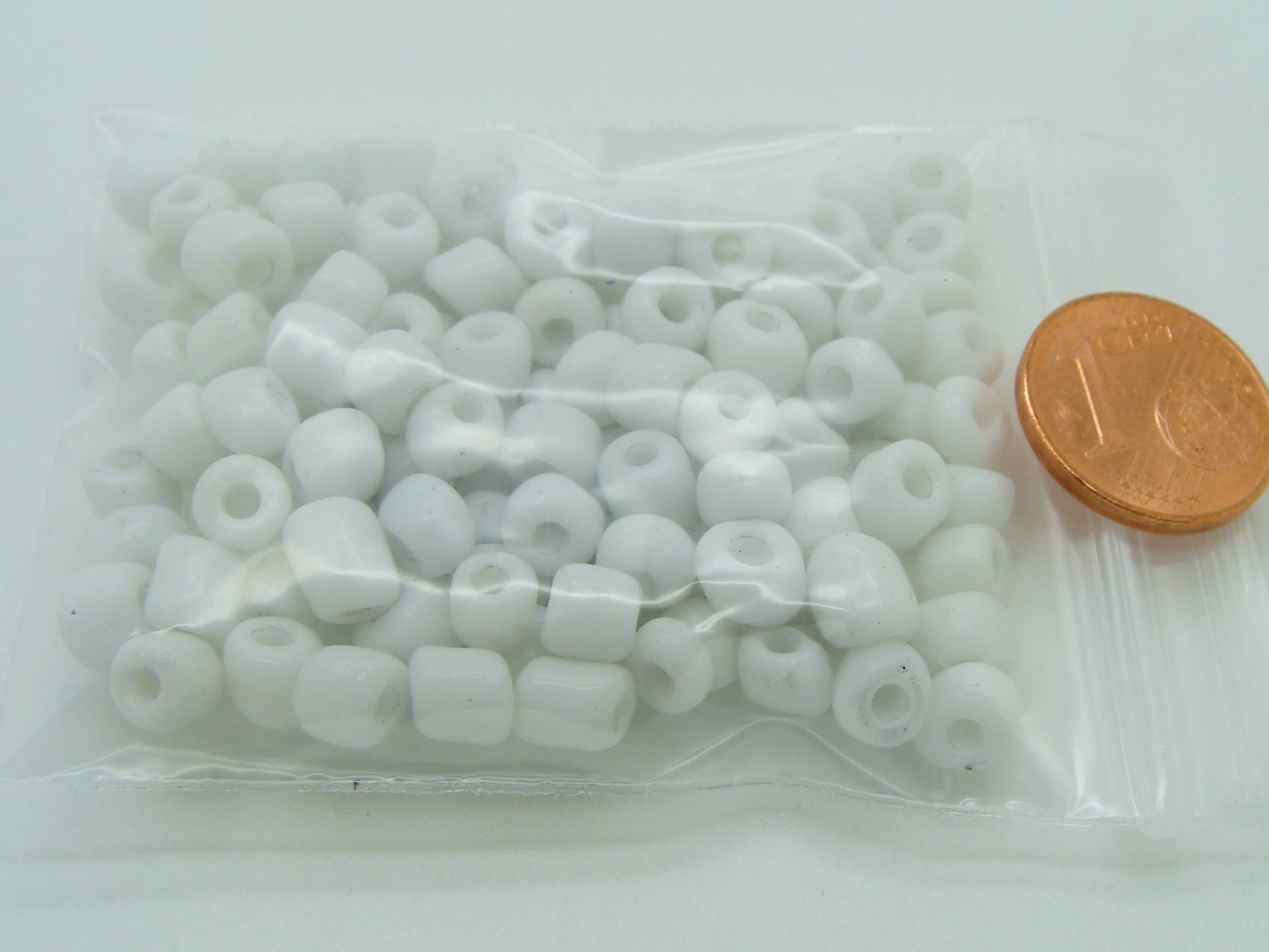 rocaille 5mm blanc