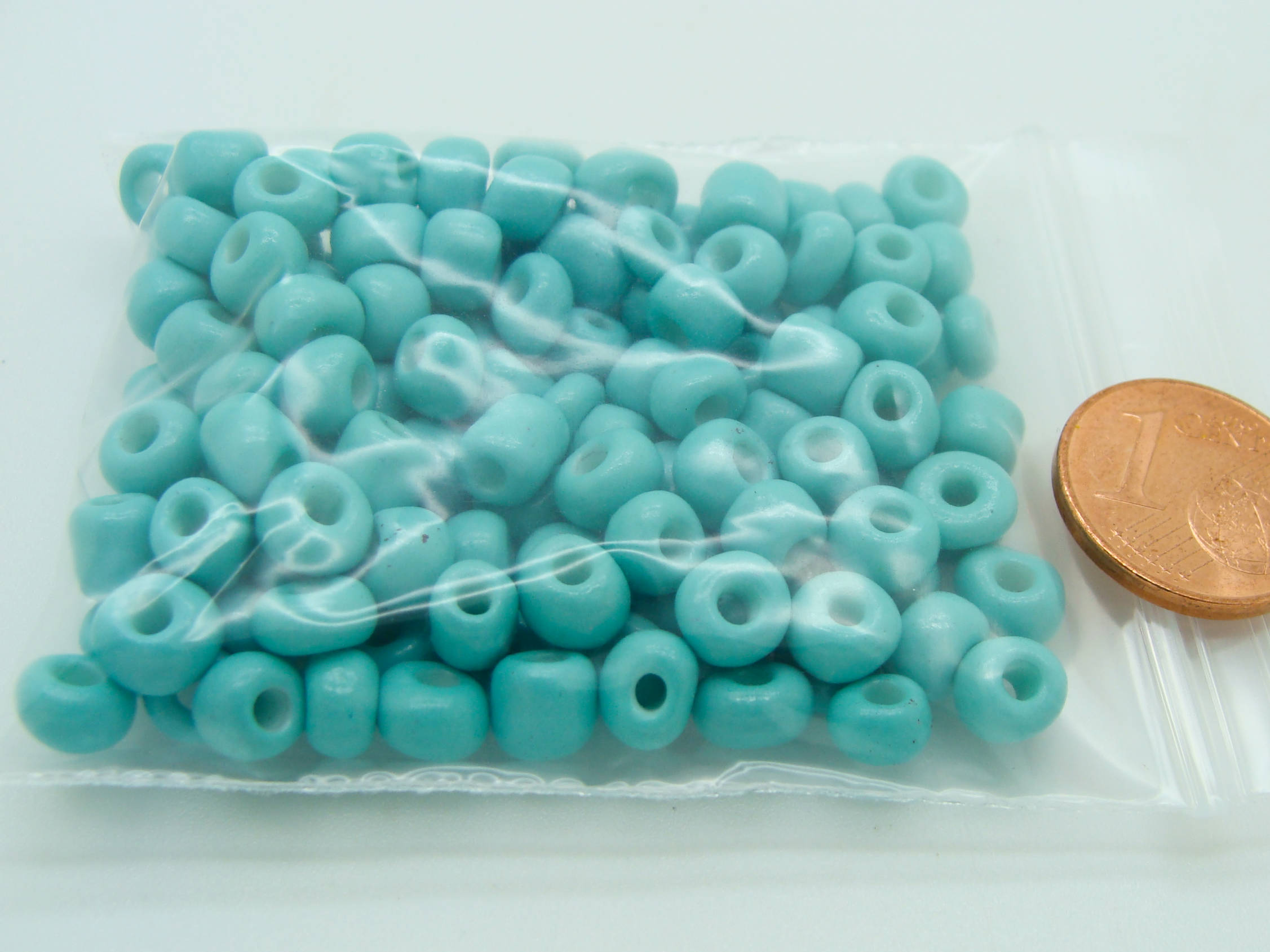 rocaille 5mm bleu clair