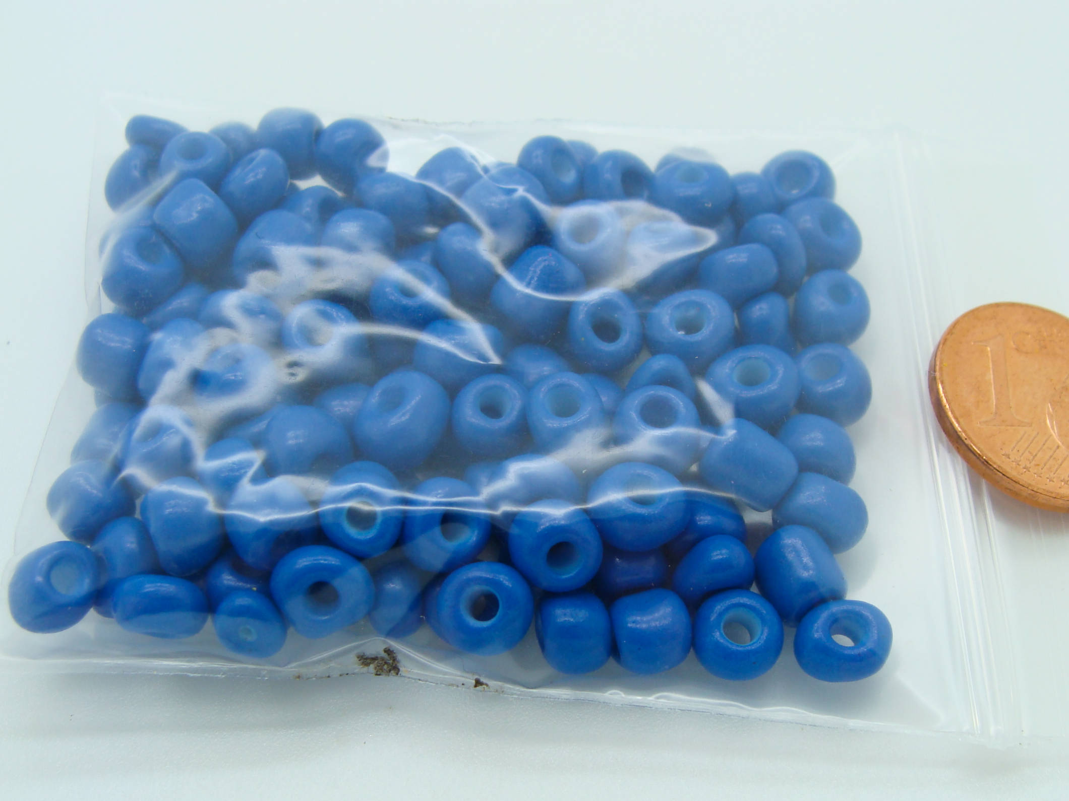 rocaille 5mm bleu fonce