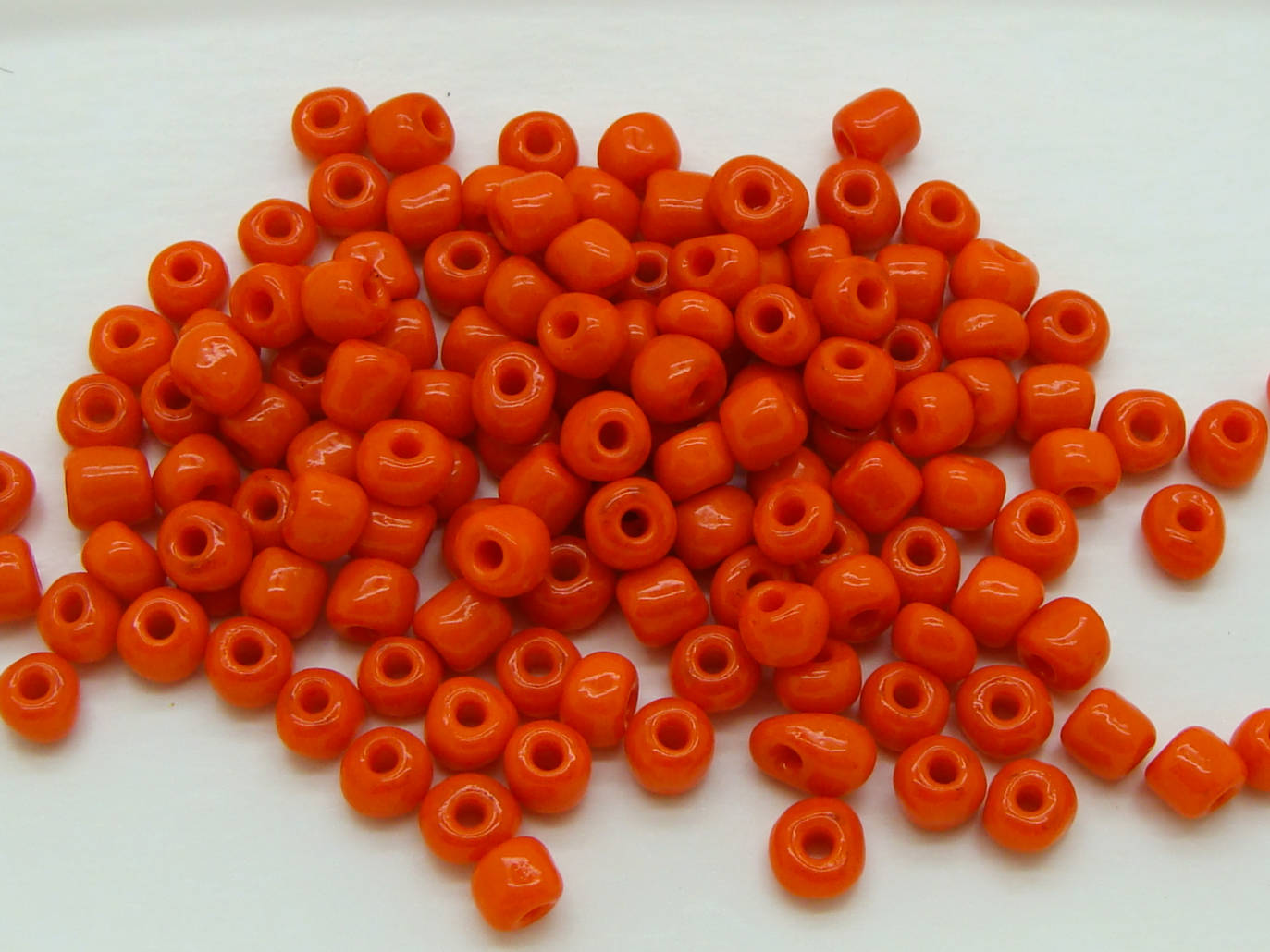 rocaille 5mm orange perle